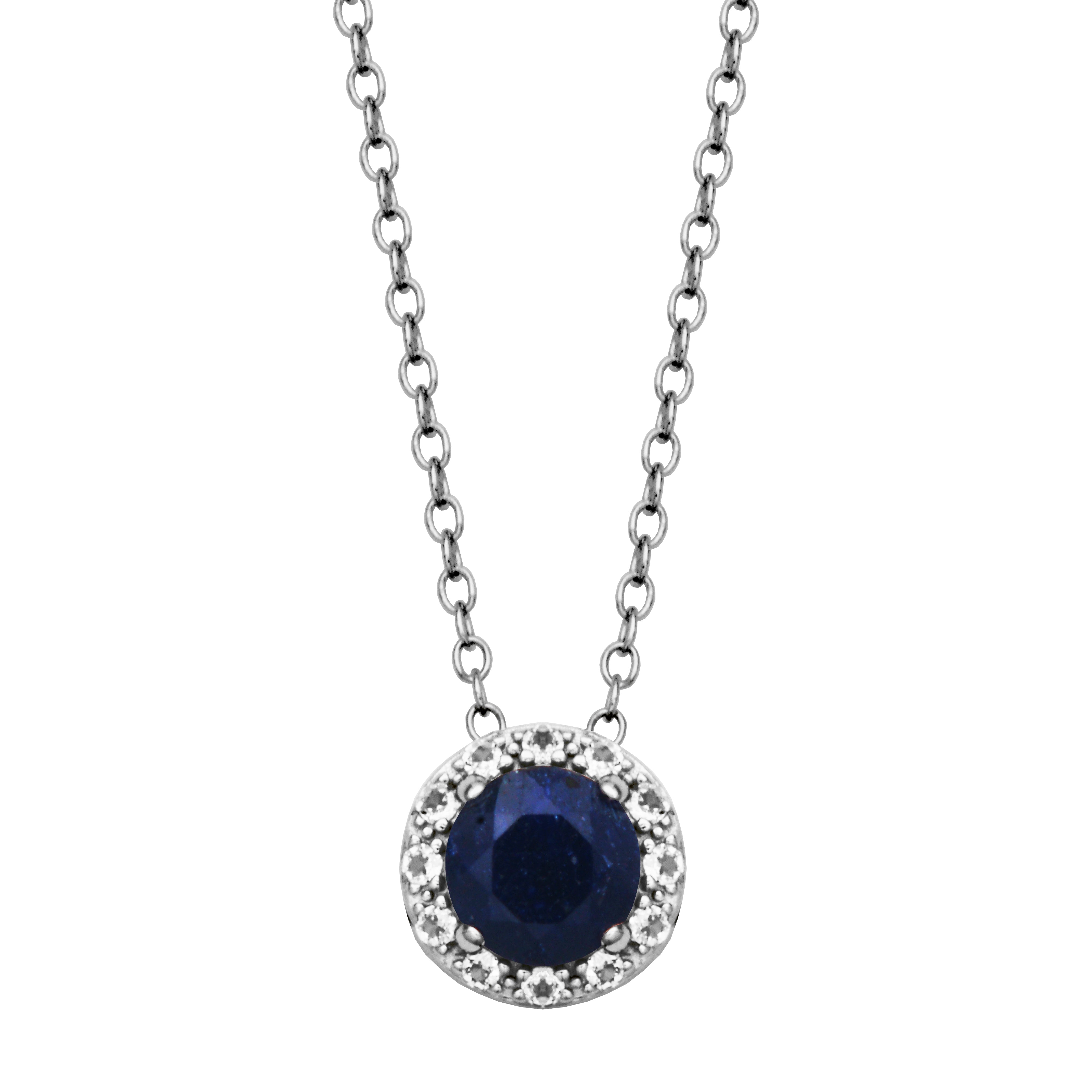 Samuel B. Sapphire Corundum "Dazzle" Necklace