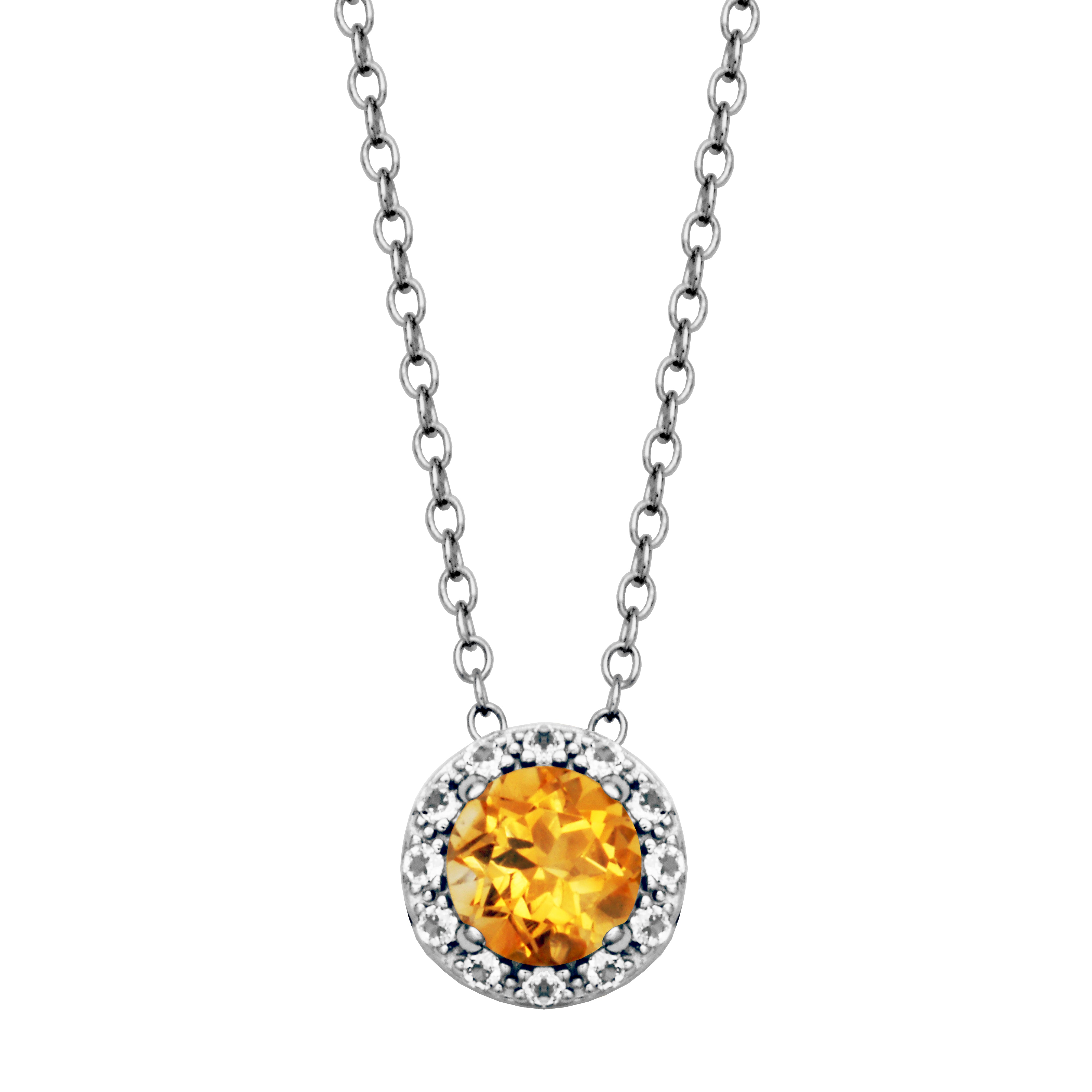 Samuel B. Citrine "Dazzle" Necklace