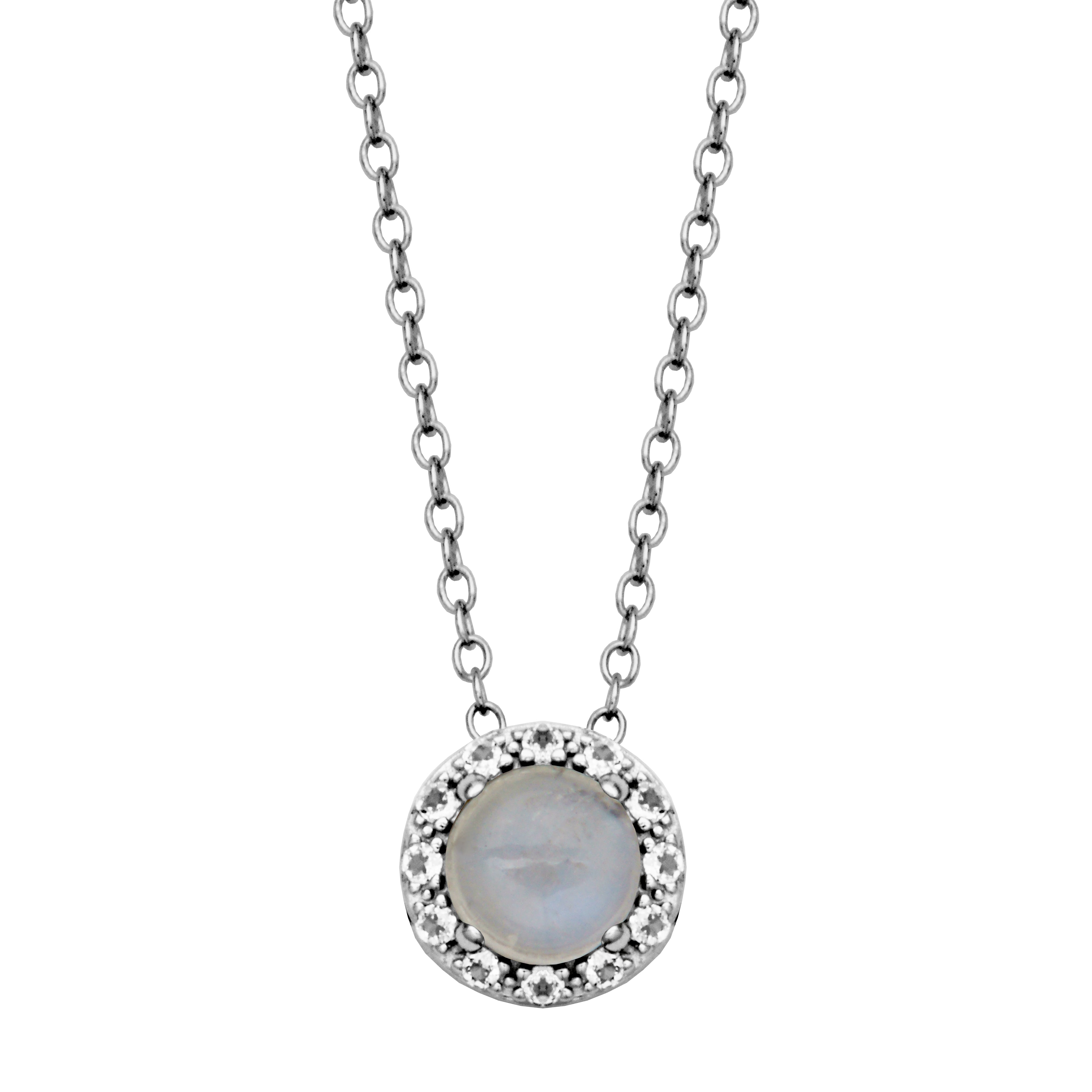 Samuel B. Rainbow Moonstone "Dazzle" Necklace