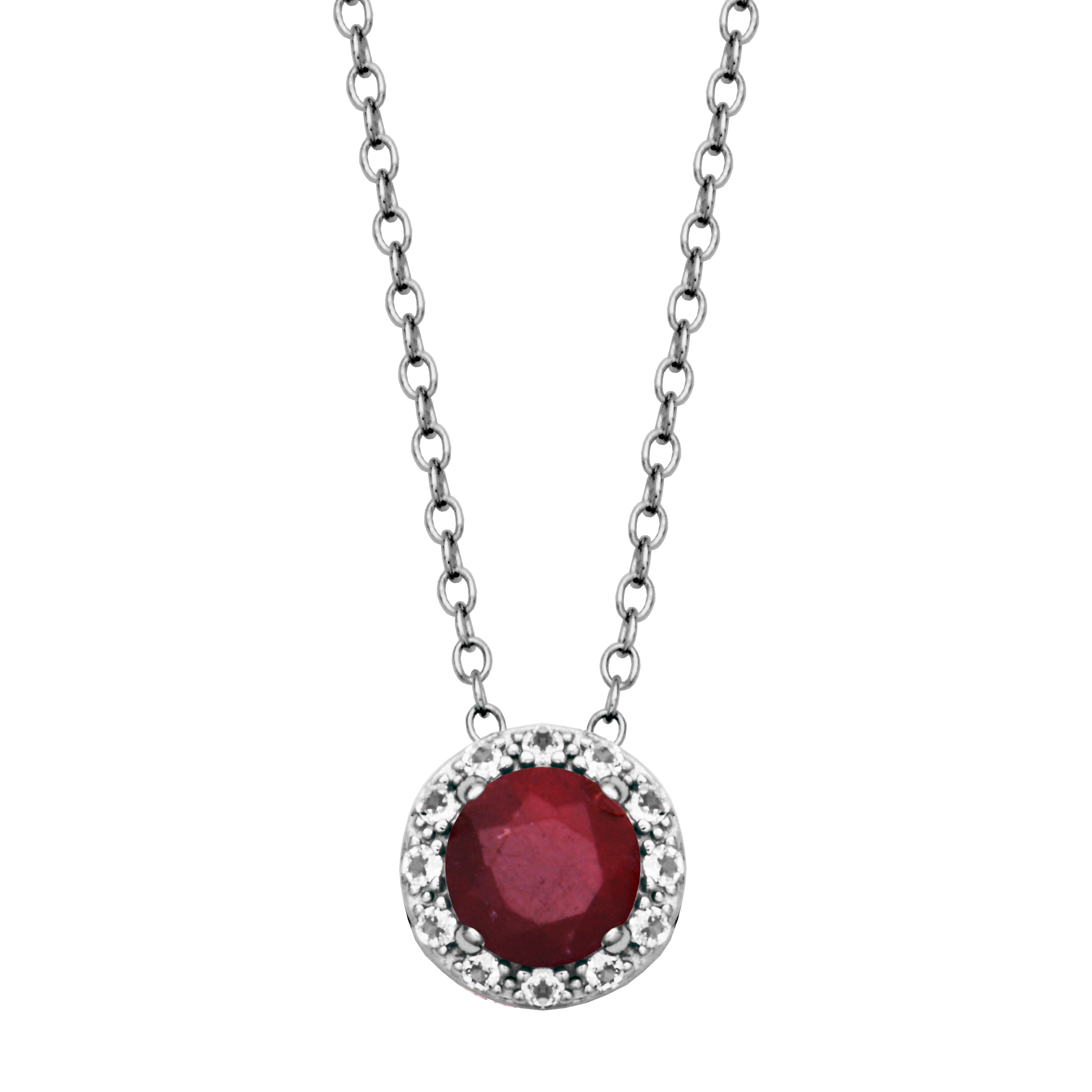 Samuel B. Ruby Corundum "Dazzle" Necklace