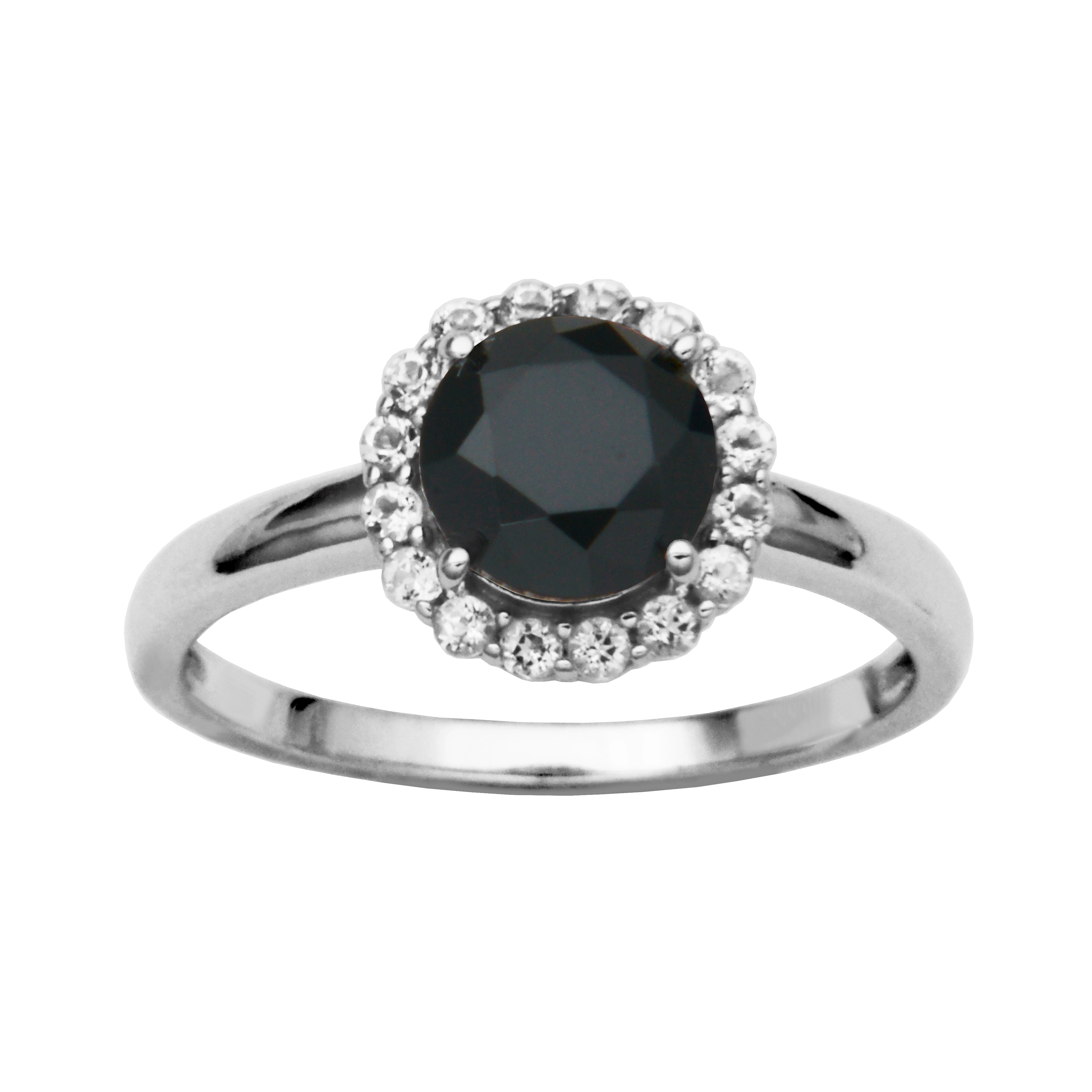 Samuel B. "Dazzle" Genuine Black Spinel Ring