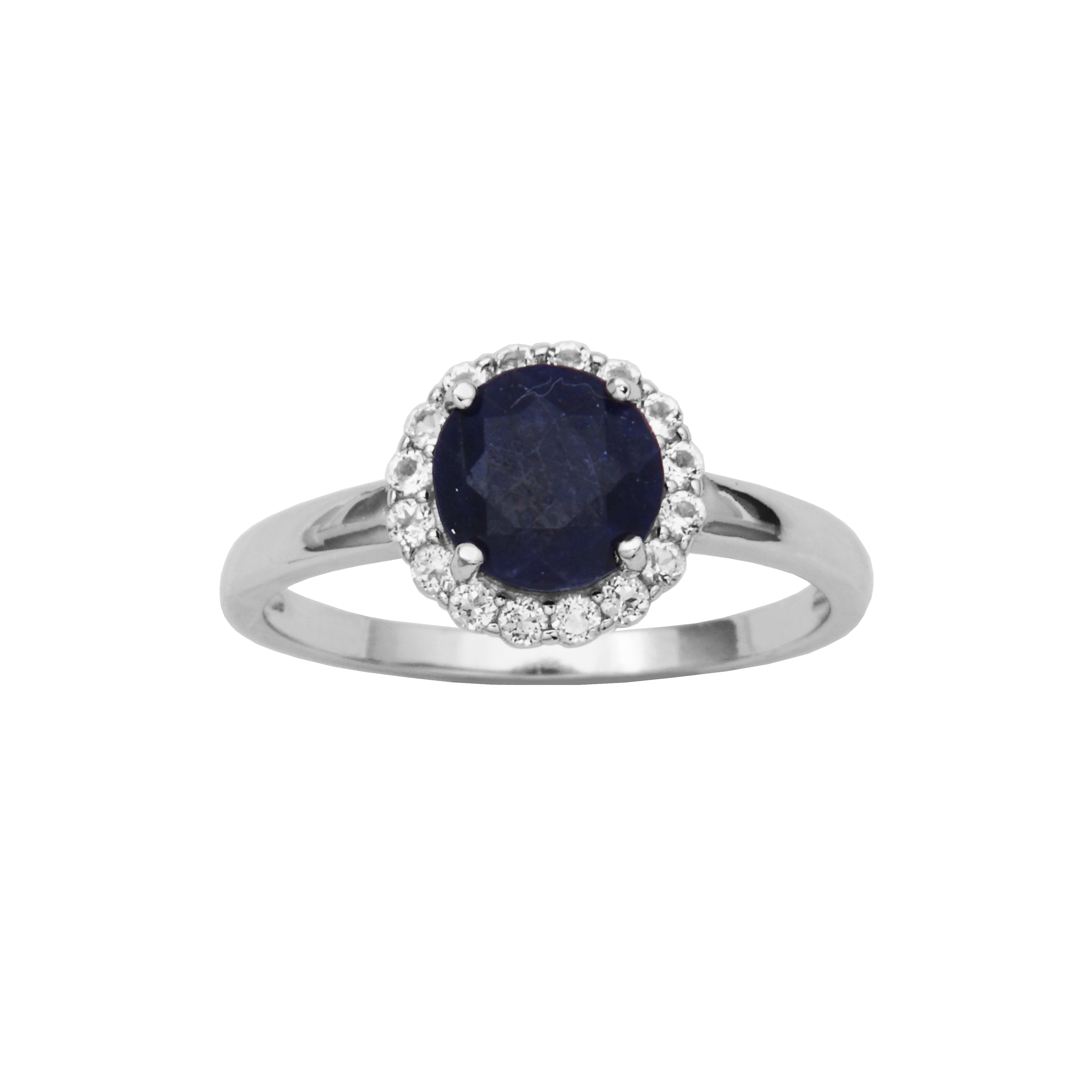 Samuel B. "Dazzle" Blue Sapphire Corundum Ring