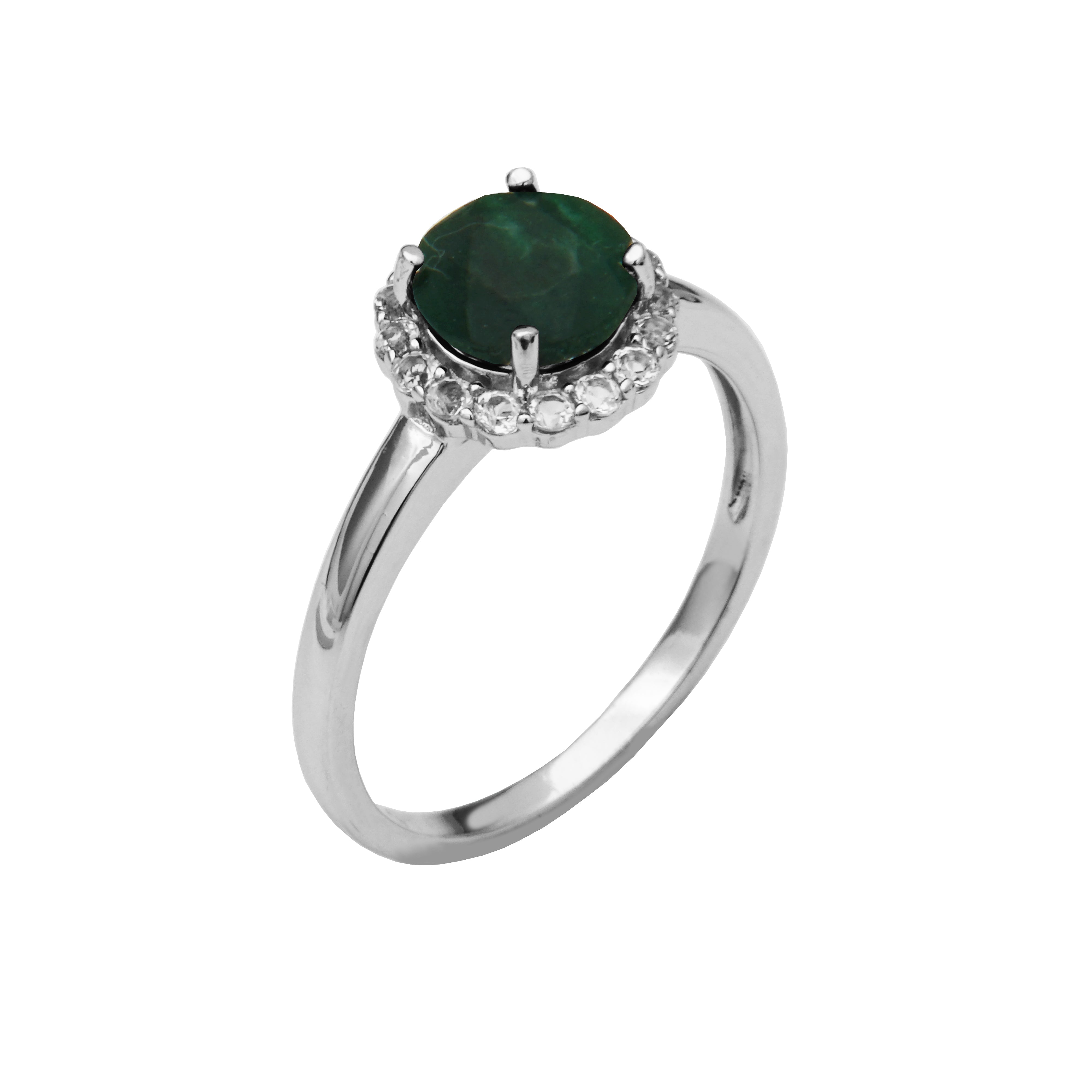 Samuel B. "Dazzle" Emerald Corundum Ring