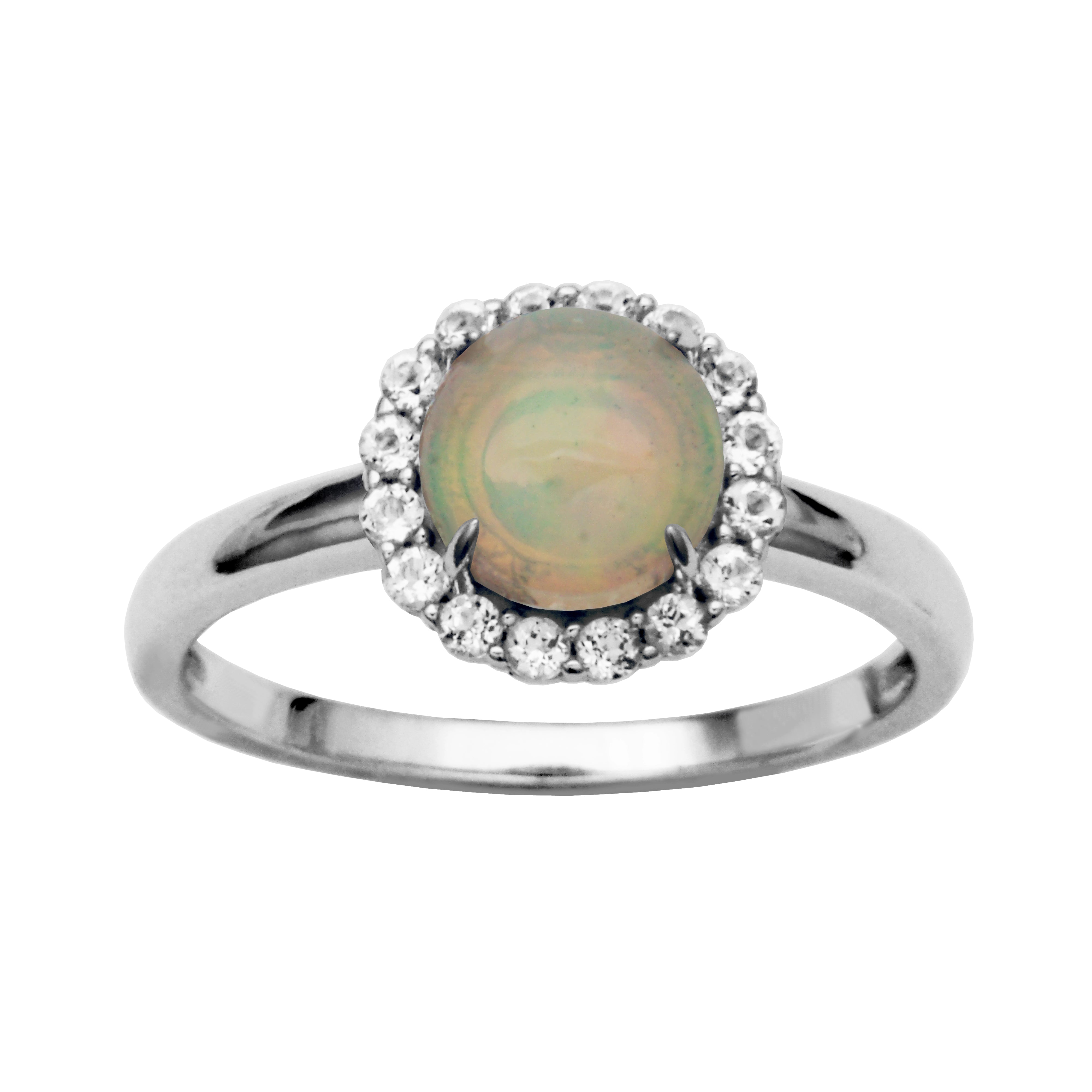 Samuel B. "Dazzle" Genuine Ethiopian Opal Ring