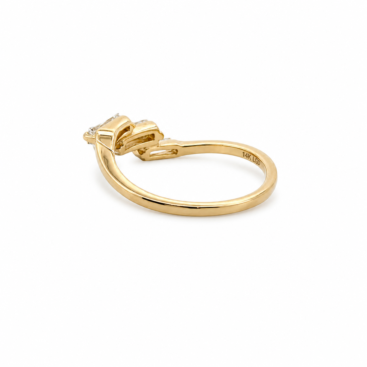 RING ON A WHITE BACKGROUND