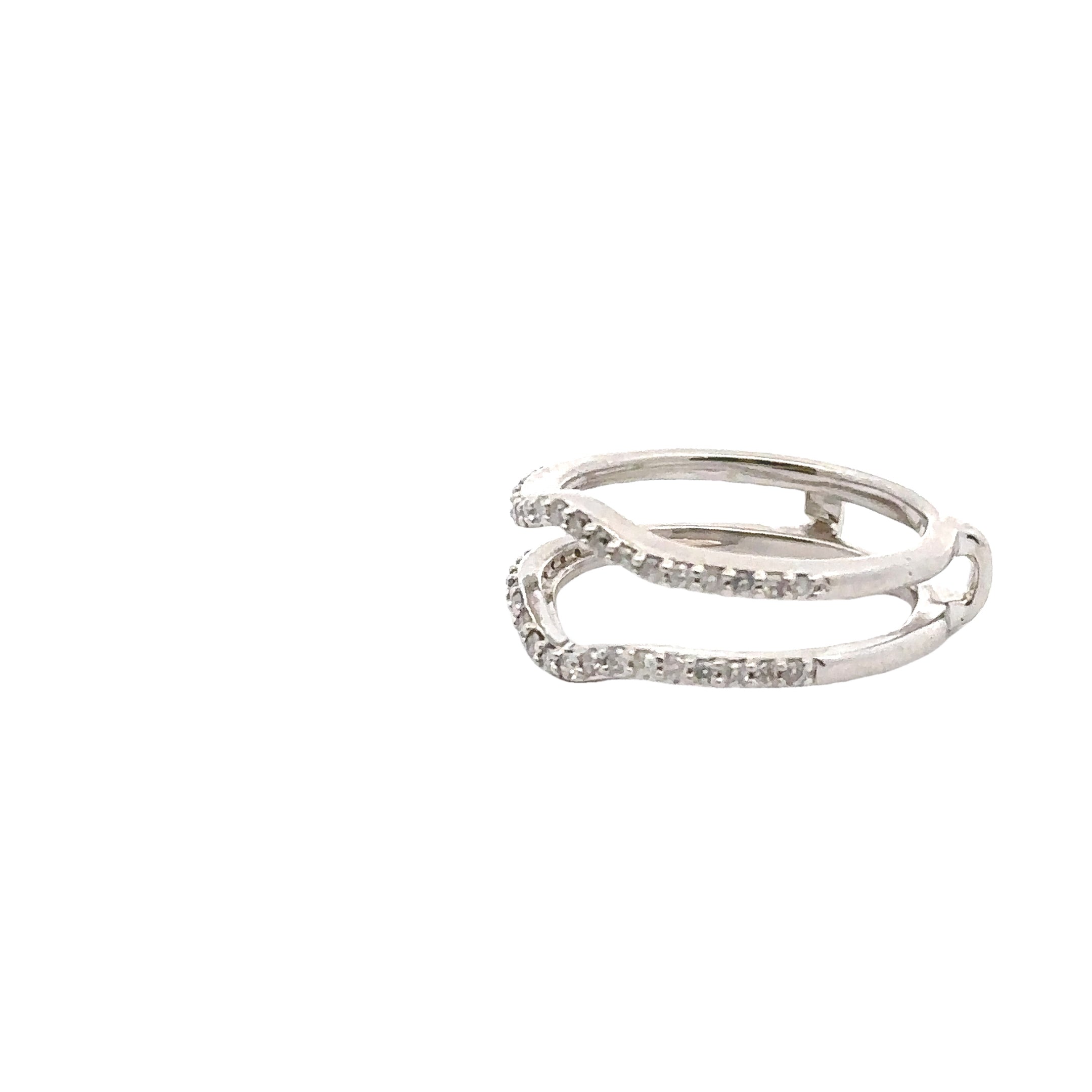 Estate Collection: 14K White Gold Diamond Enhancer