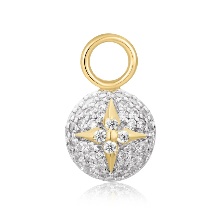 Ania Haie Gold Pavé Star Sphere Earring Charm