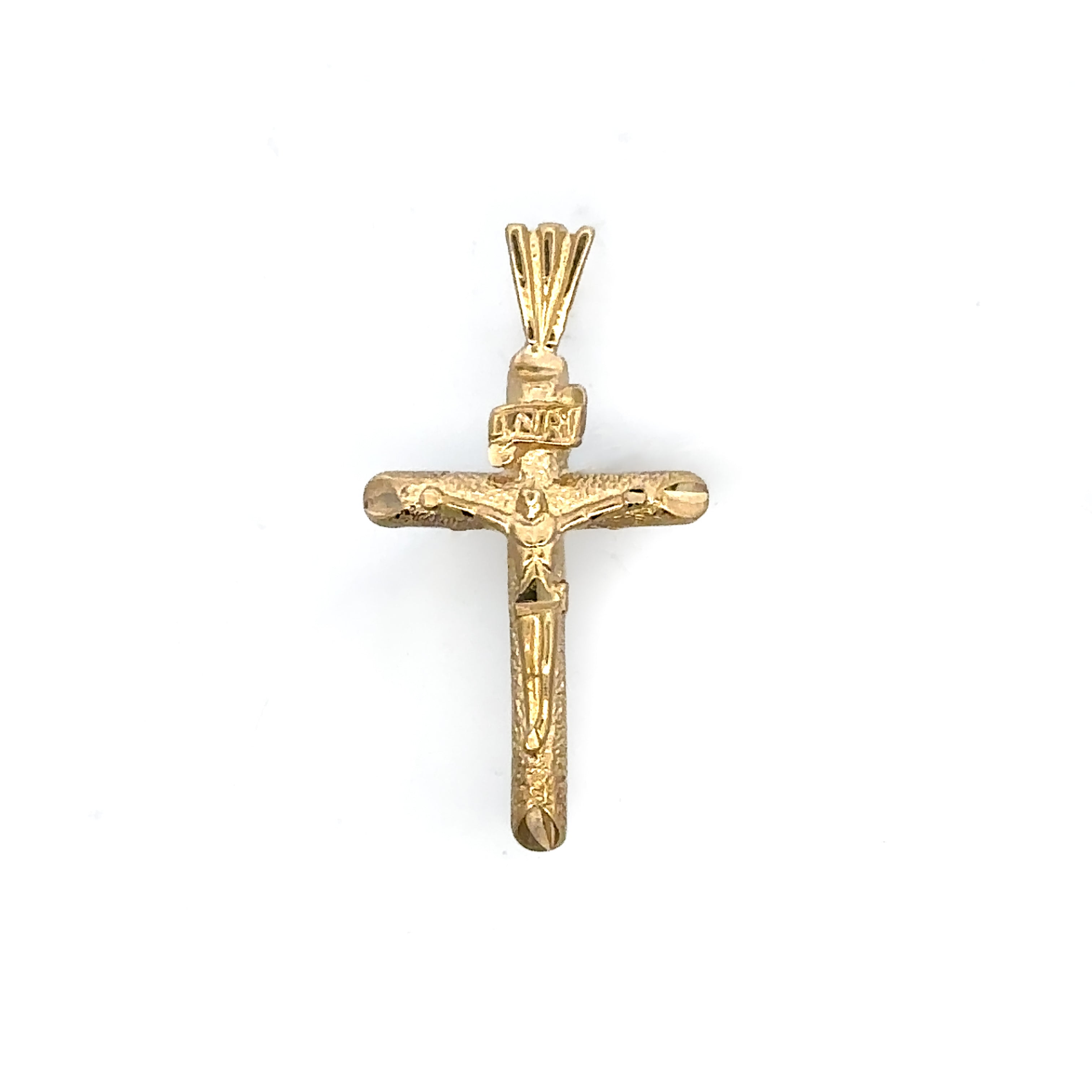 Estate Collection: 14K Yellow Gold Crucifix Pendant (without chain)