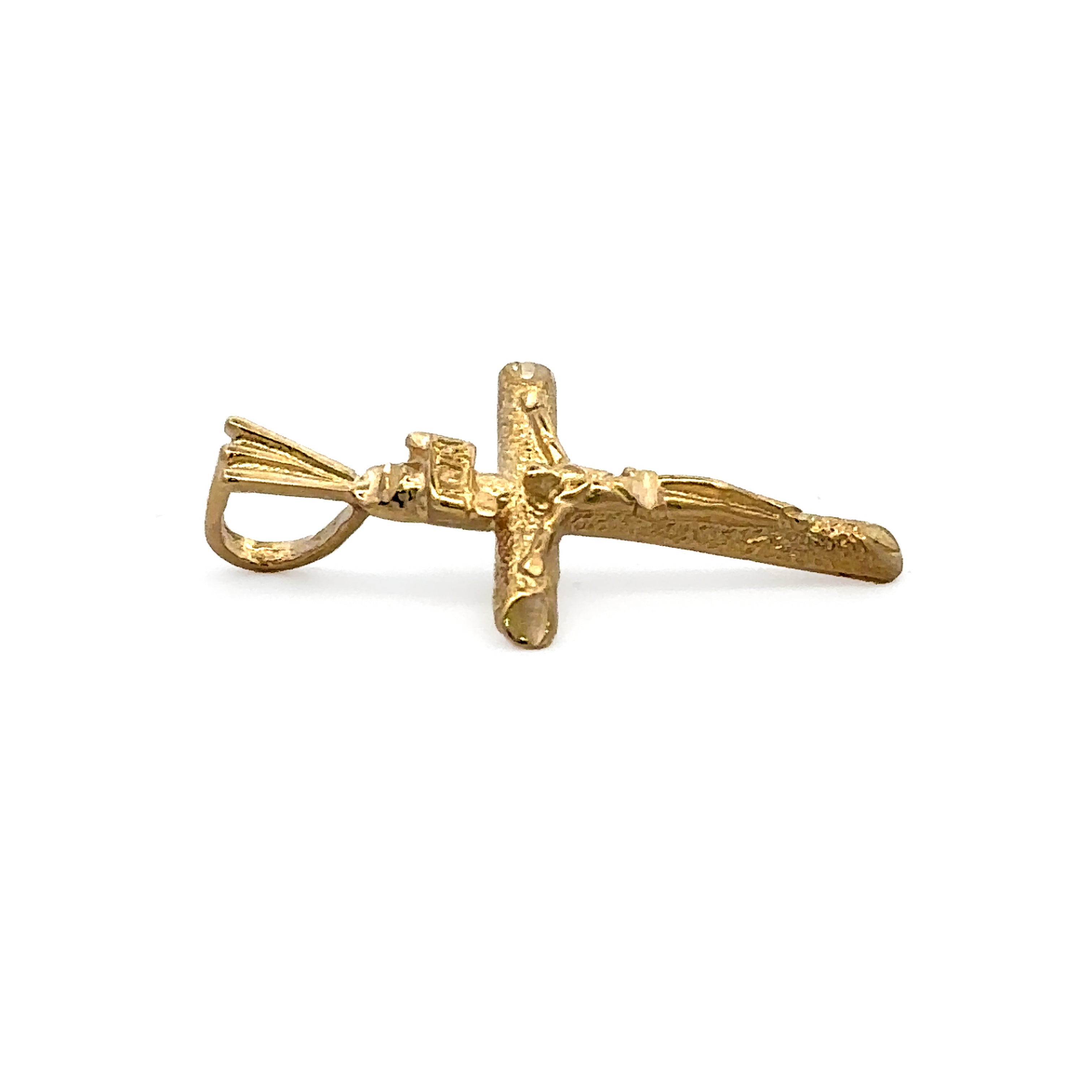 Estate Collection: 14K Yellow Gold Crucifix Pendant (without chain)