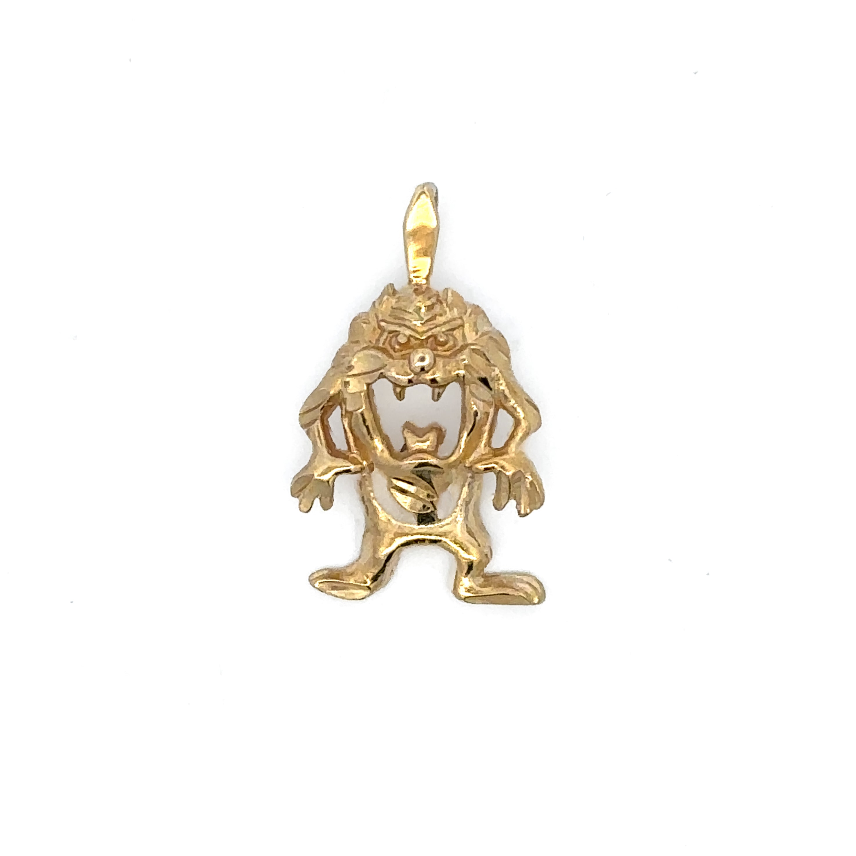 Estate Collection: 14K Yellow Gold Taz Pendant without Chain