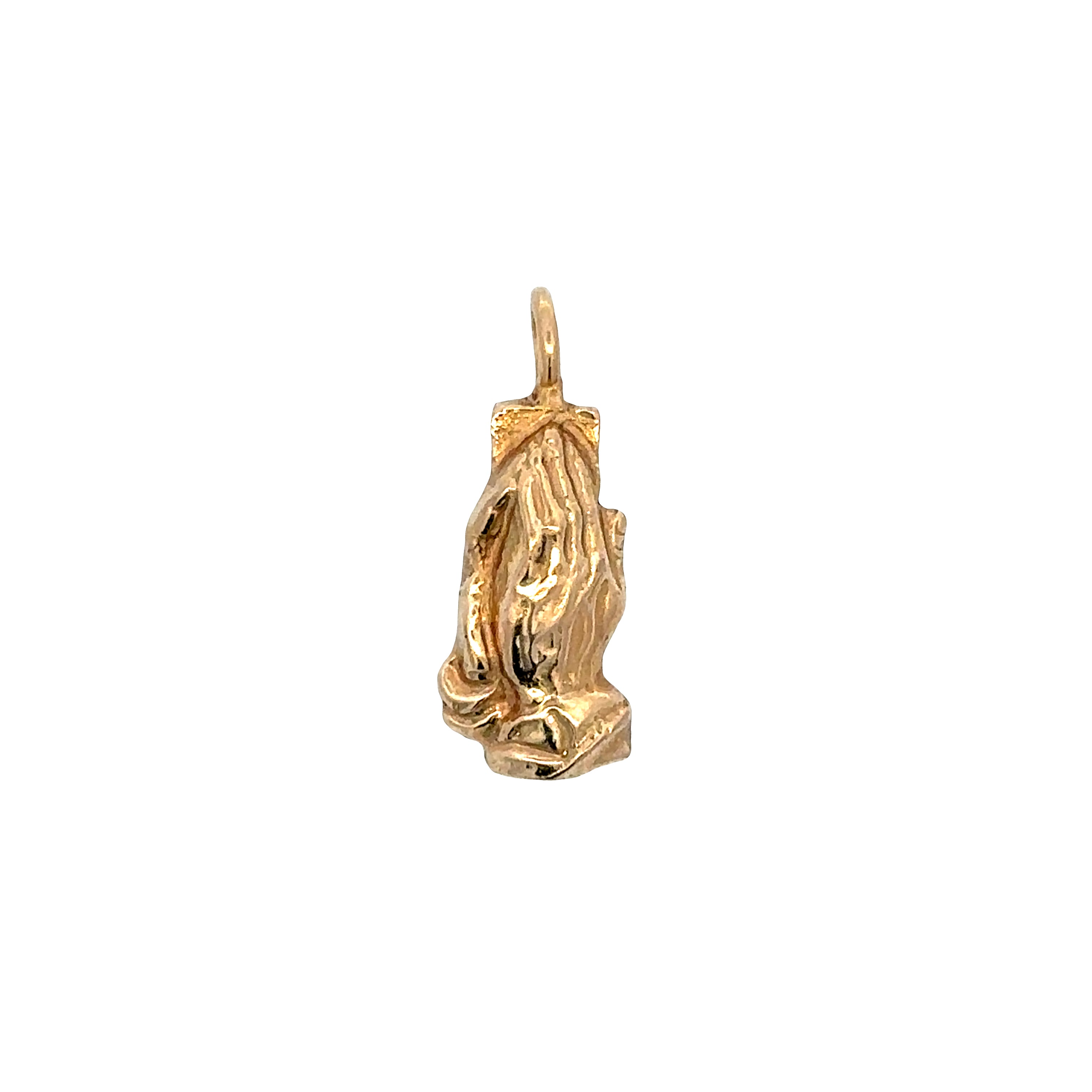 Praying hands on a white background 