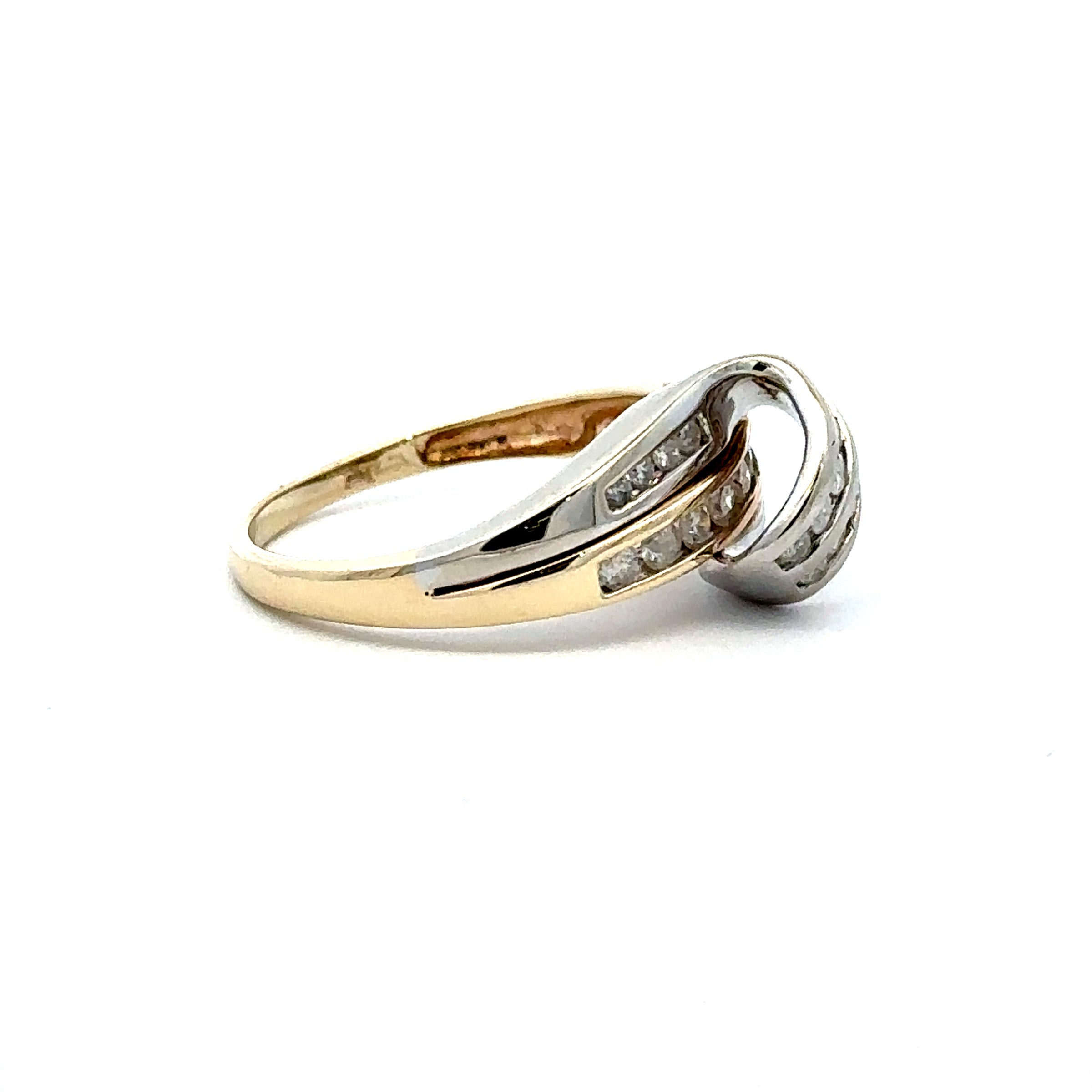 diamond ring on a white background 