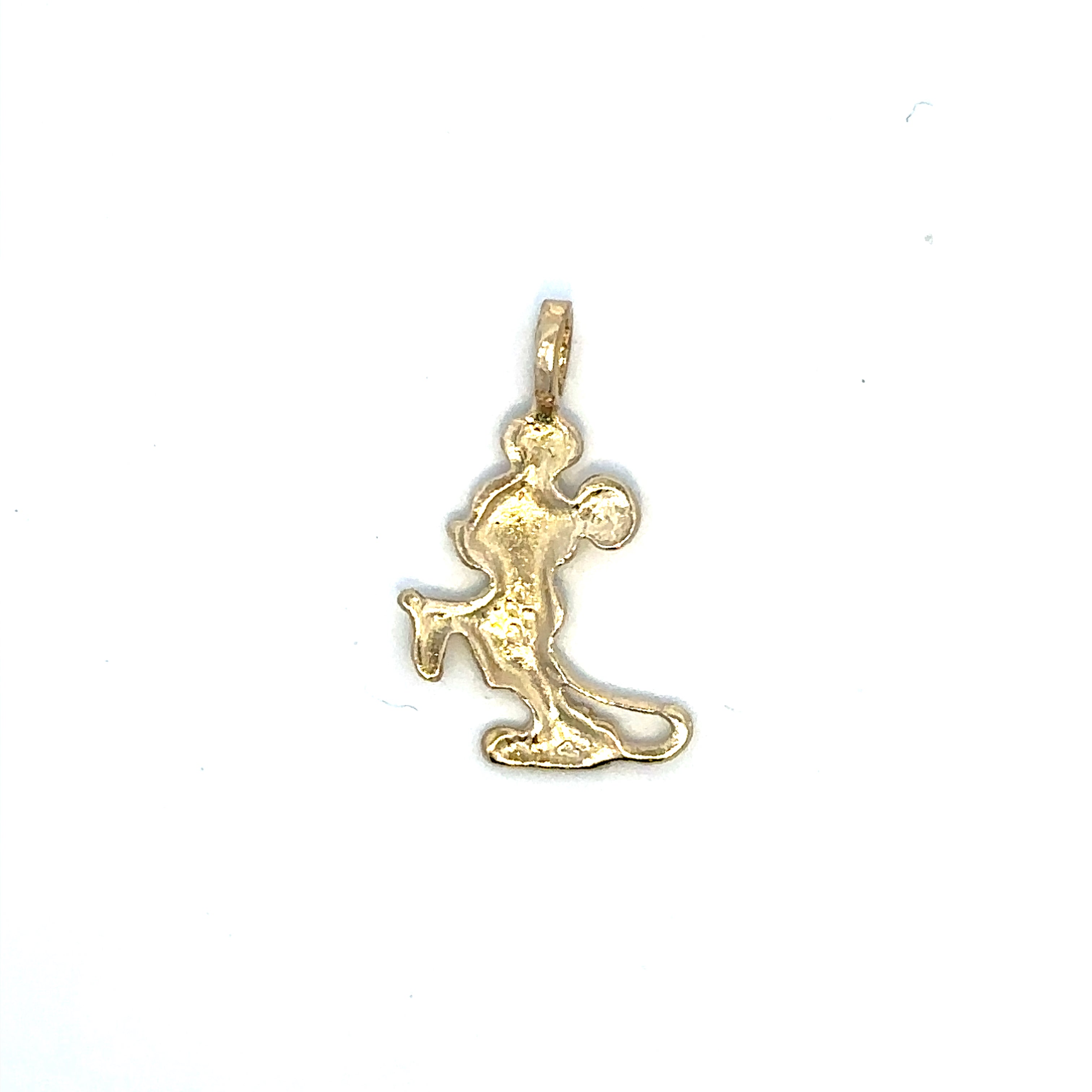 Estate Collection:10K Yellow Gold Mickey Mouse Pendant