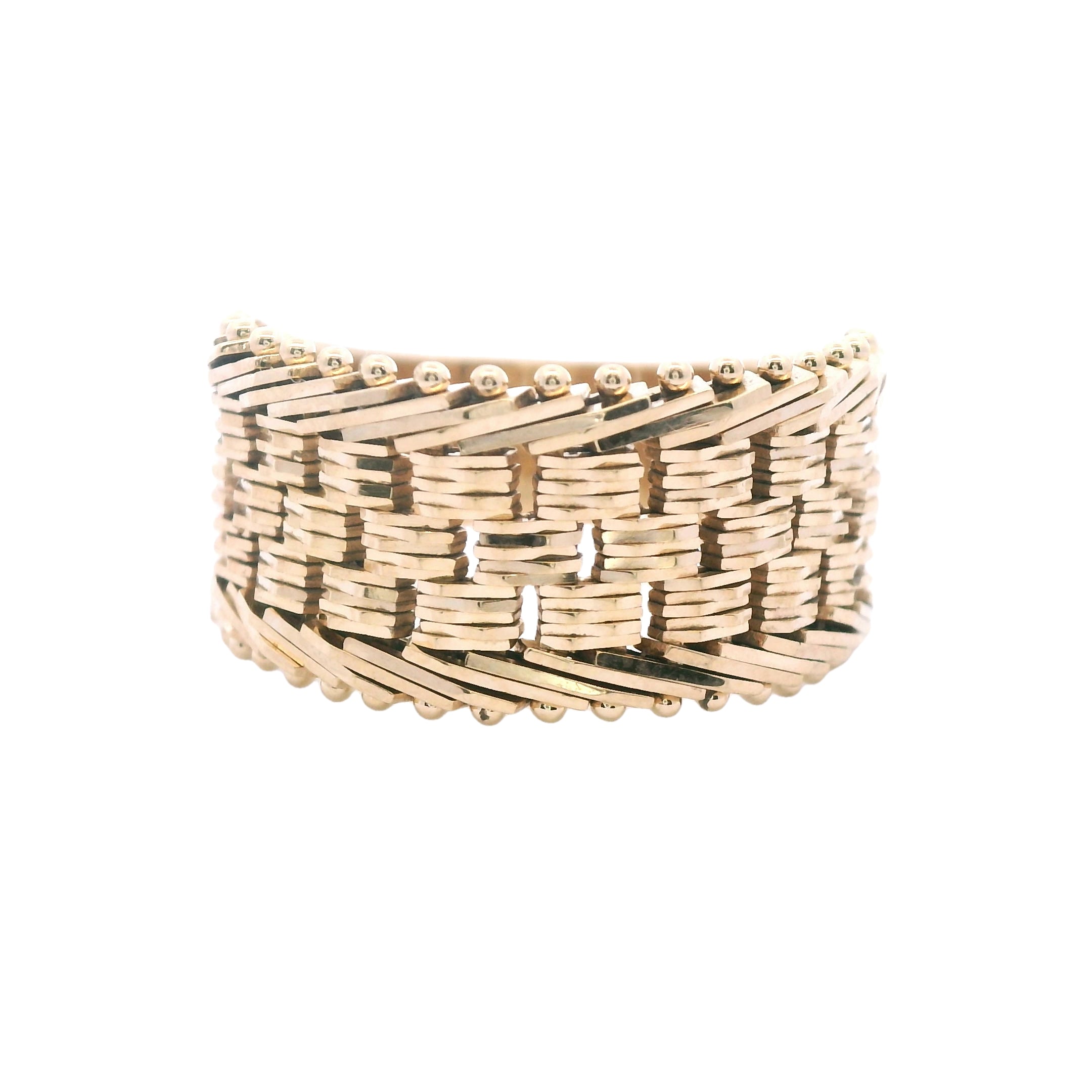 Estate Collection: 14K Yellow Gold Bendy Fashion Ring