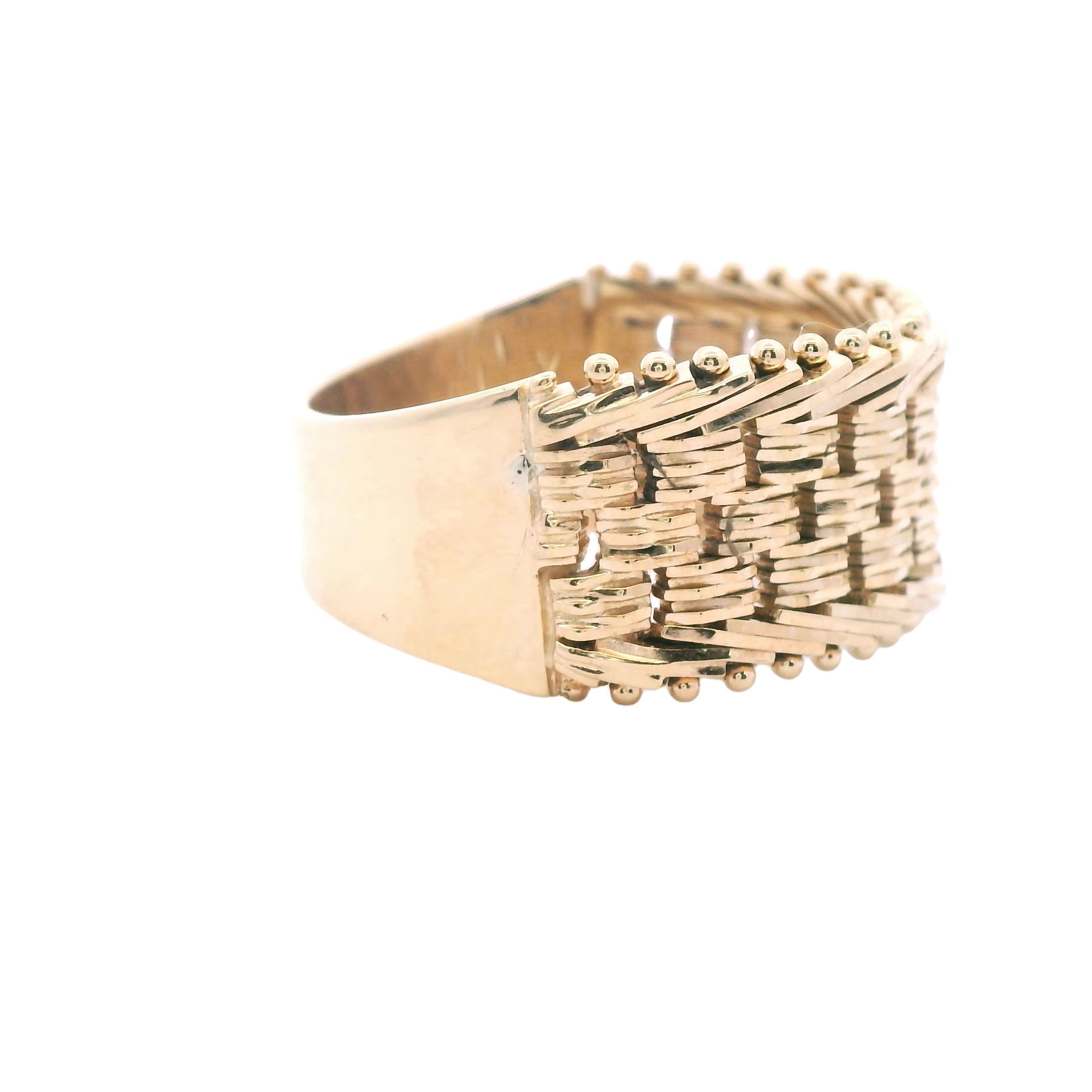 Estate Collection: 14K Yellow Gold Bendy Fashion Ring