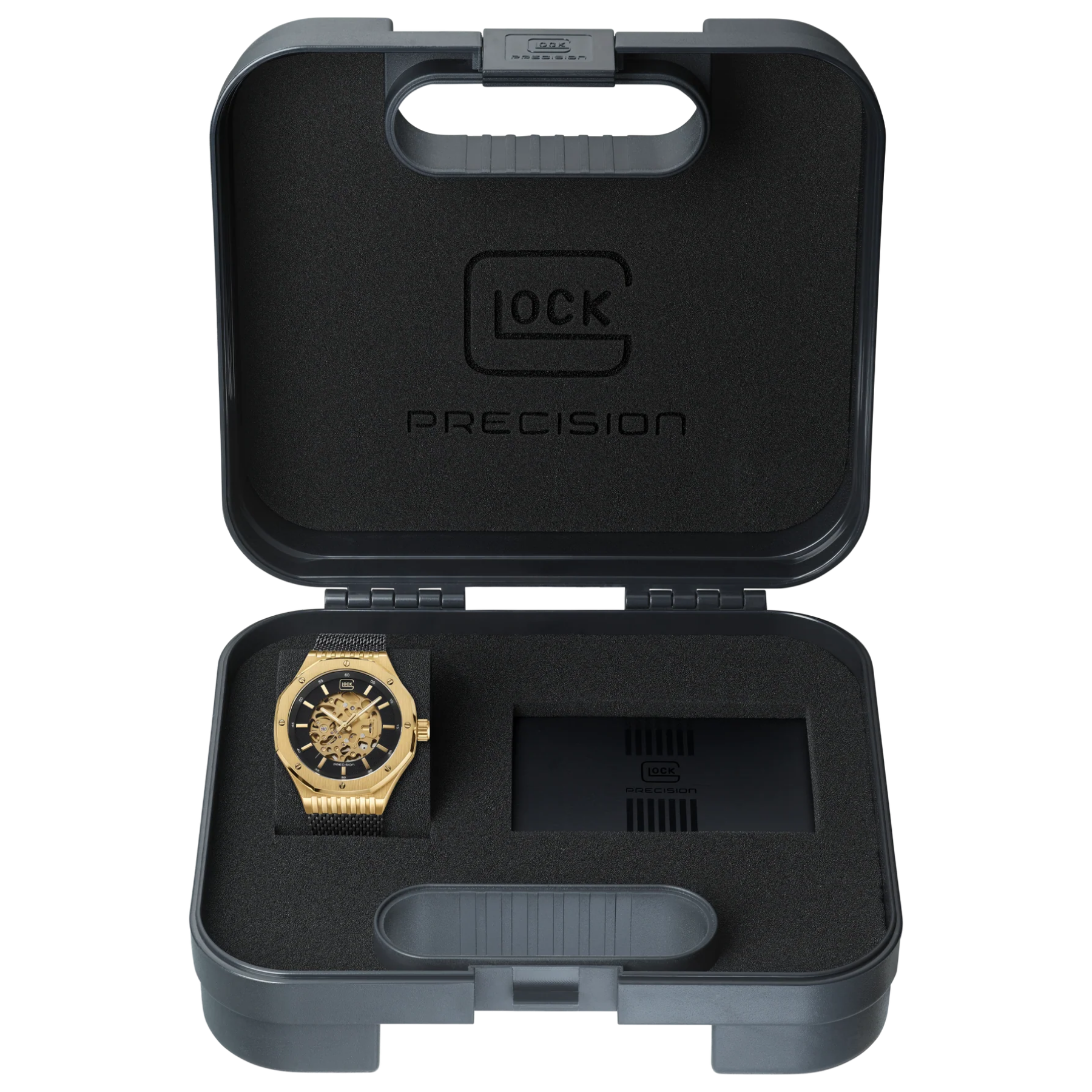 GLOCK Watch Super Sale - Two-Tone Black & Gold-Tone Stainless Steel Automatic (GW-21-1-24)