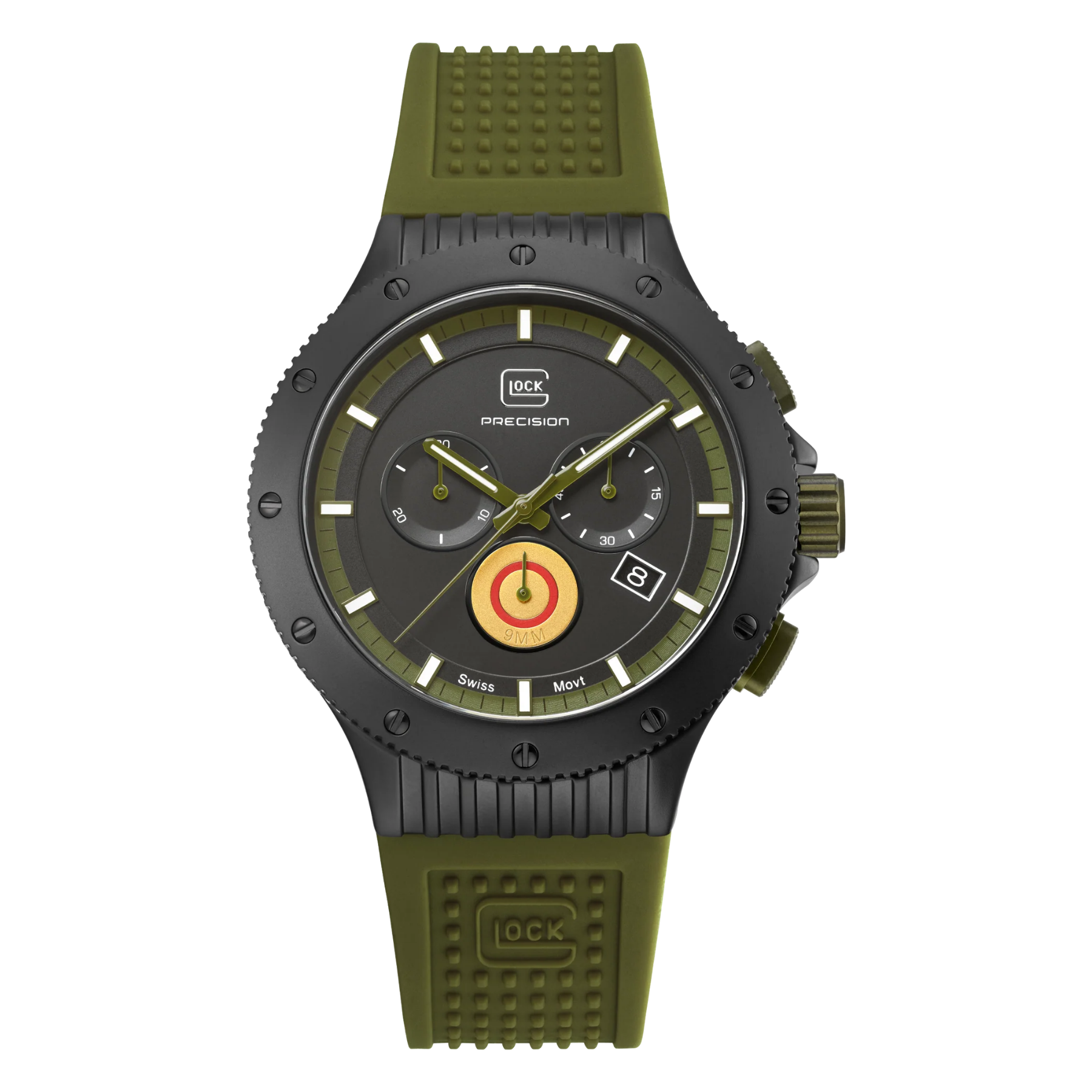 GLOCK Watch Super Sale - Limited Edition Black Titanium Watch with Interchangeable Straps (GW-27-1-24)