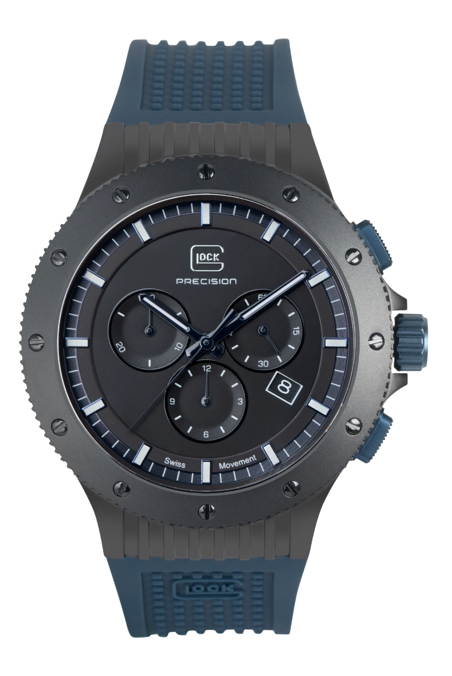 Limited Edition Titanium Glock Watch With Interchangeable Straps