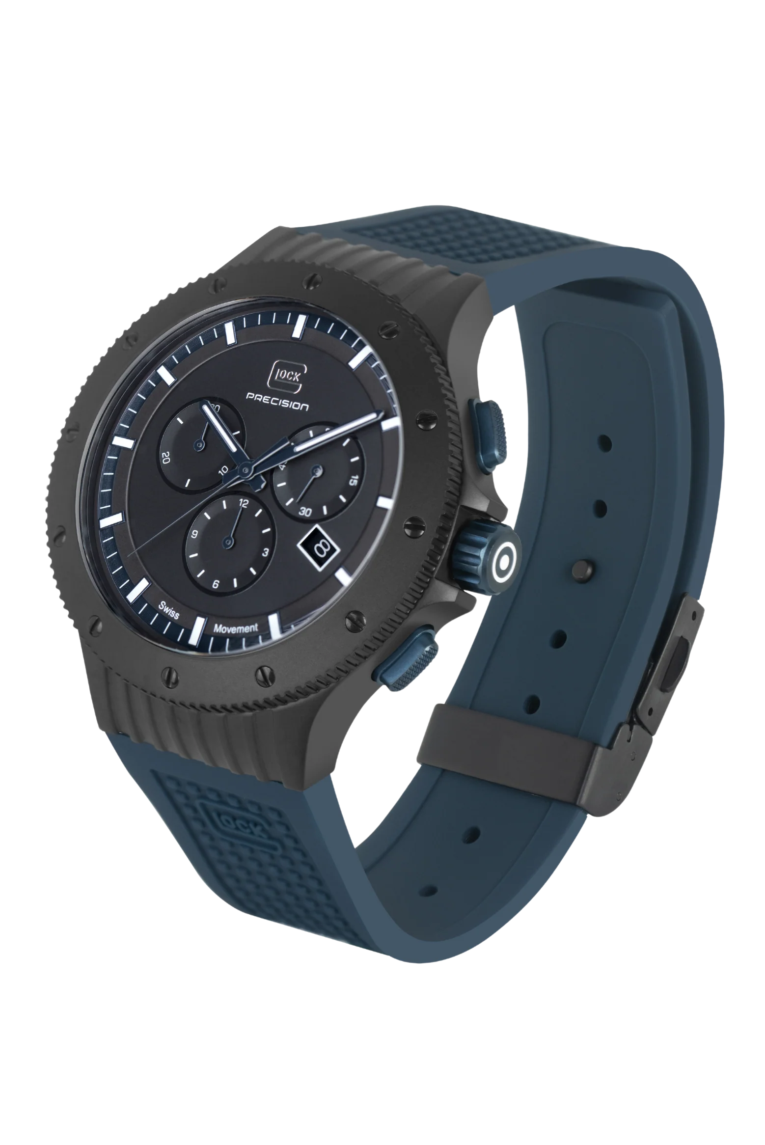 Limited Edition Titanium Glock Watch With Interchangeable Straps