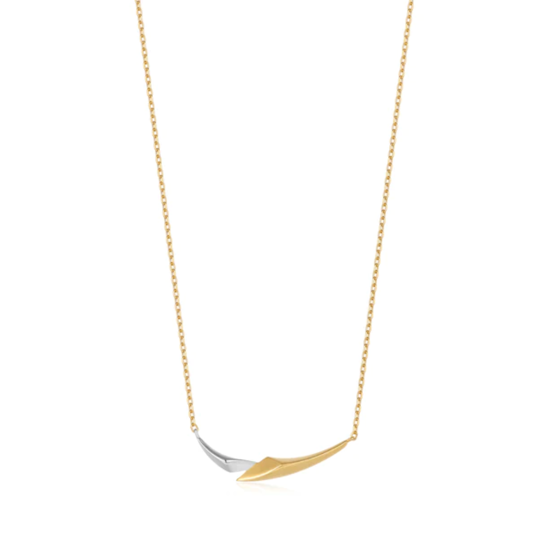 Ania Haie Two-Tone Gold-Plated Arrow Chain Necklace