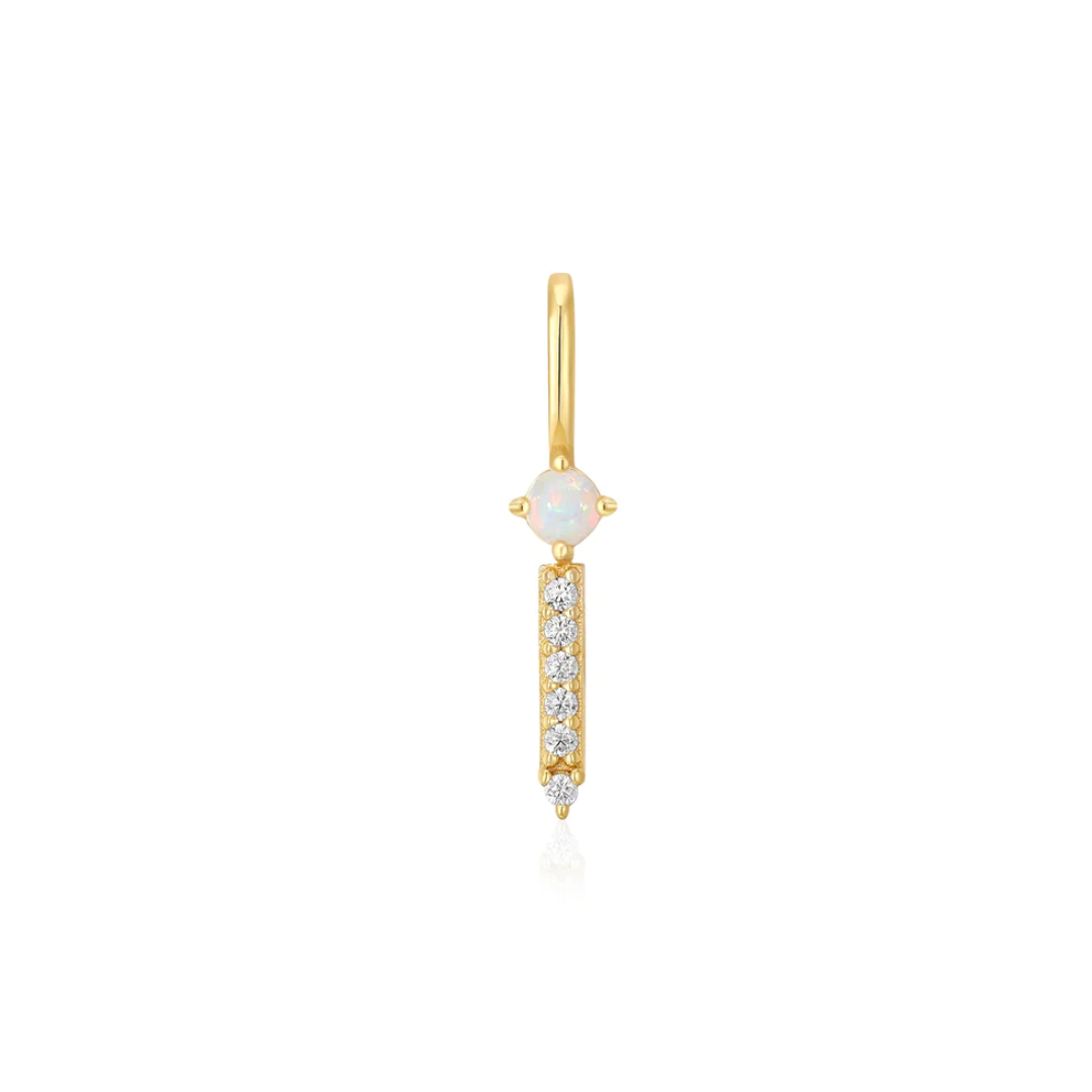 Ania Haie Gold-Plated Kyoto Opal Sparkle Bar Charm