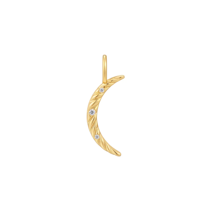 Ania Haie 14K Yellow Gold-Plated Moon Charm