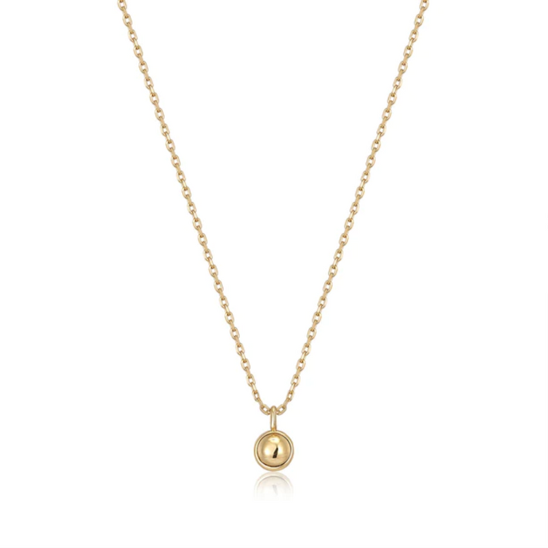 Ania Haie 14K Yellow Gold-Plated Orb Drop Pendant Necklace