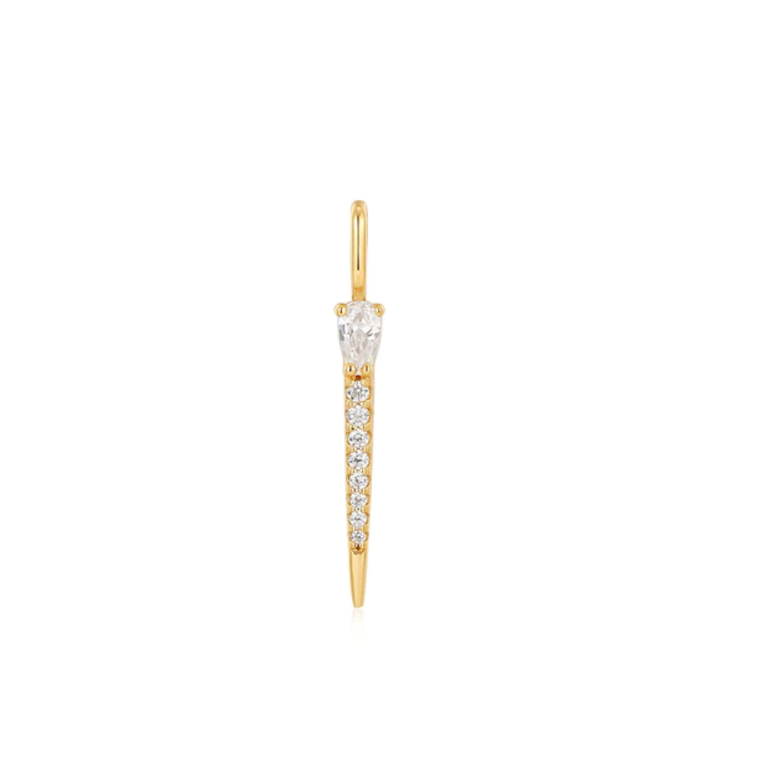 Ania Haie Gold-Plated Sparkle Bar Charm