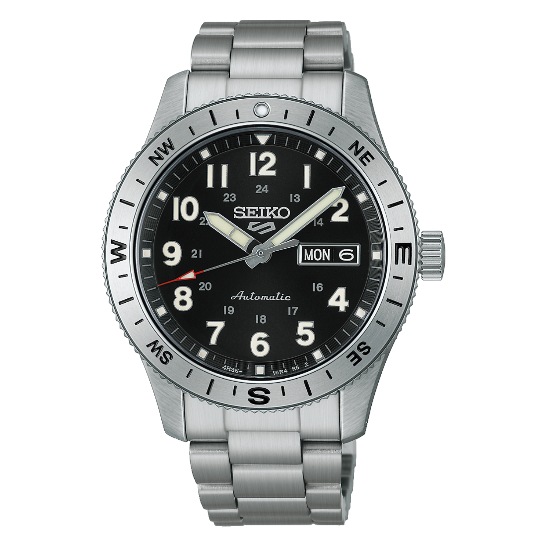SEIKO 5 Sports Field Series Automatic Manual Wind Black Dial Watch