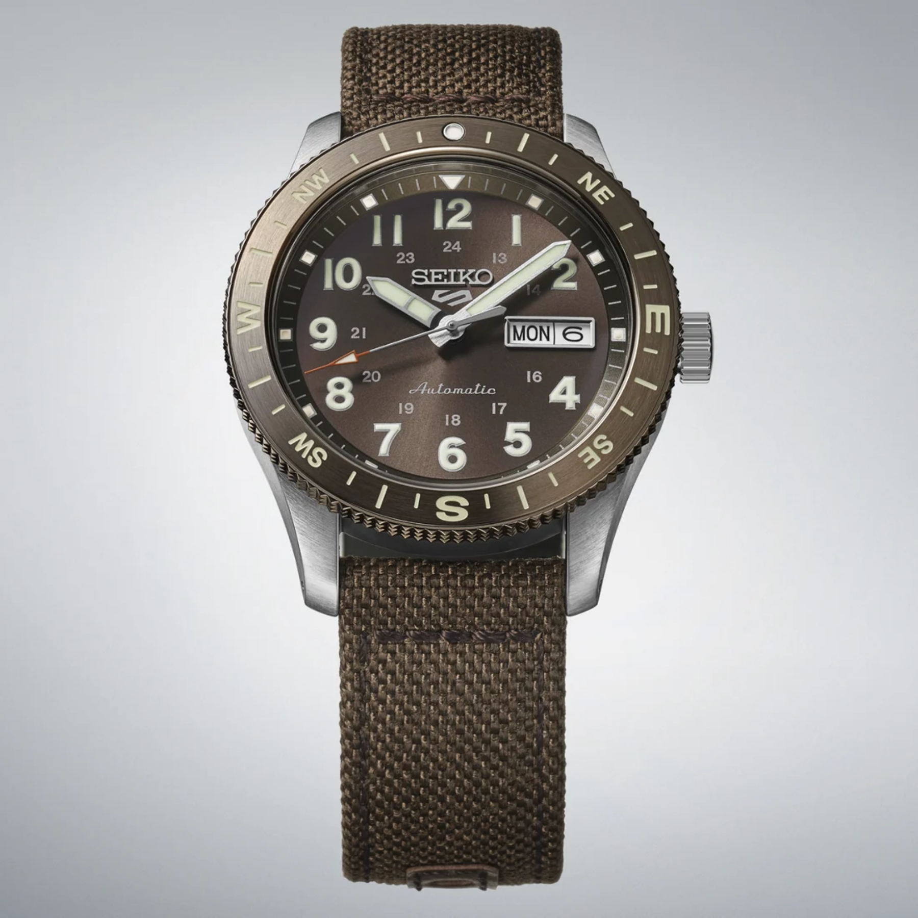 SEIKO 5 Sports Field Series Automatic Manual Wind Brown Dial Watch