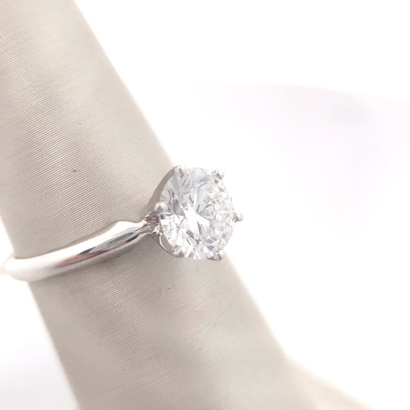 14K White Gold CERTIFIED 1-1/2CT. Lab-Grown Diamond Solitaire Engagement Ring