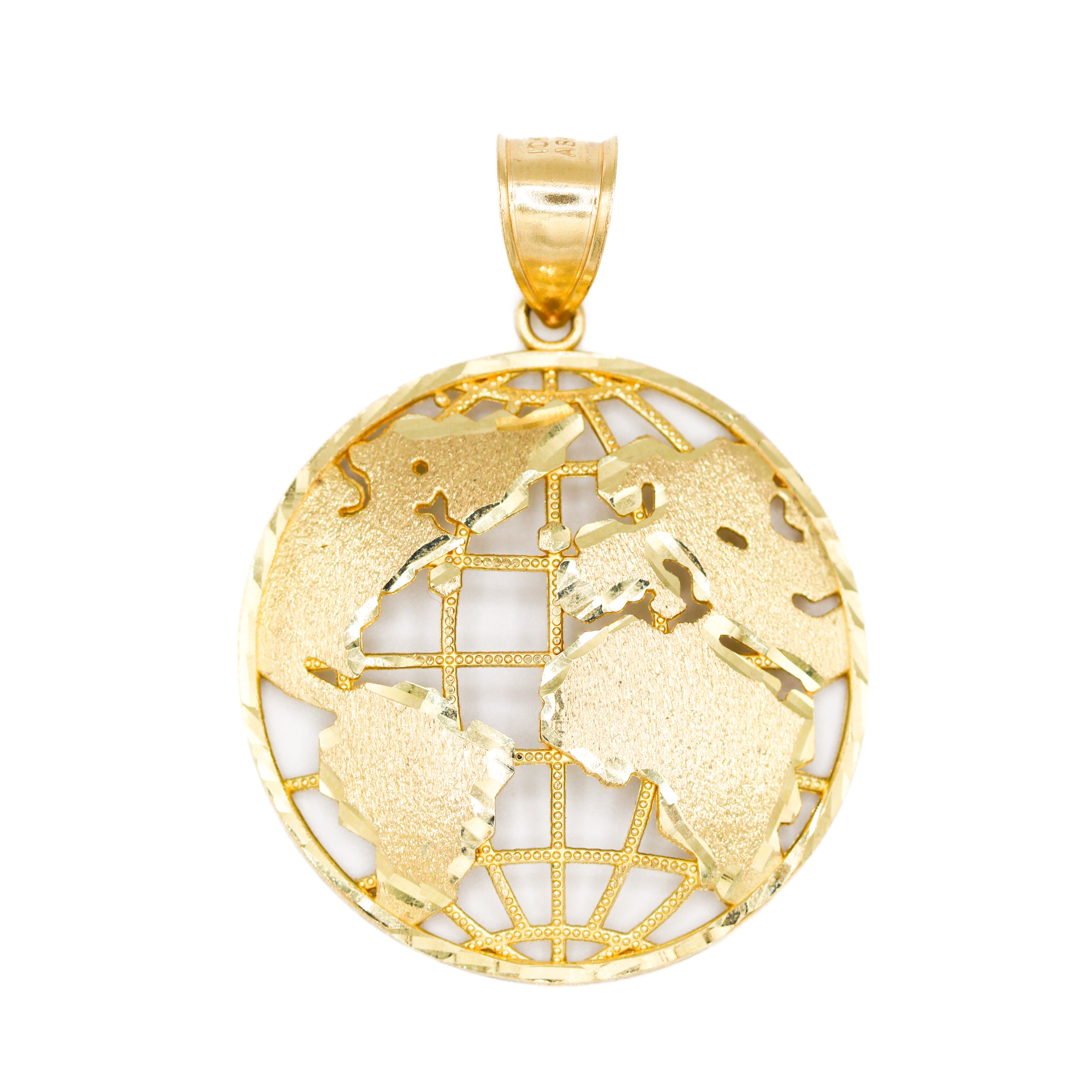 Close up of Globe Pendant Charm