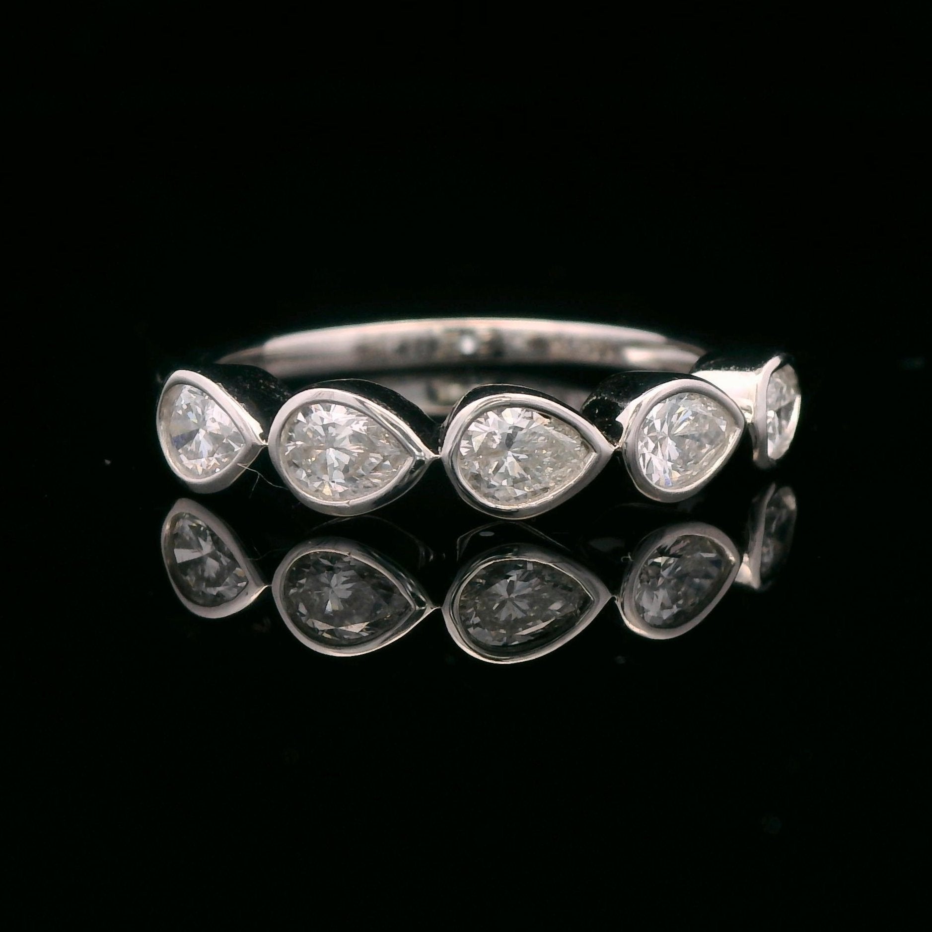 14k White Gold 3/4 CTW Lab Grown Diamond Ring