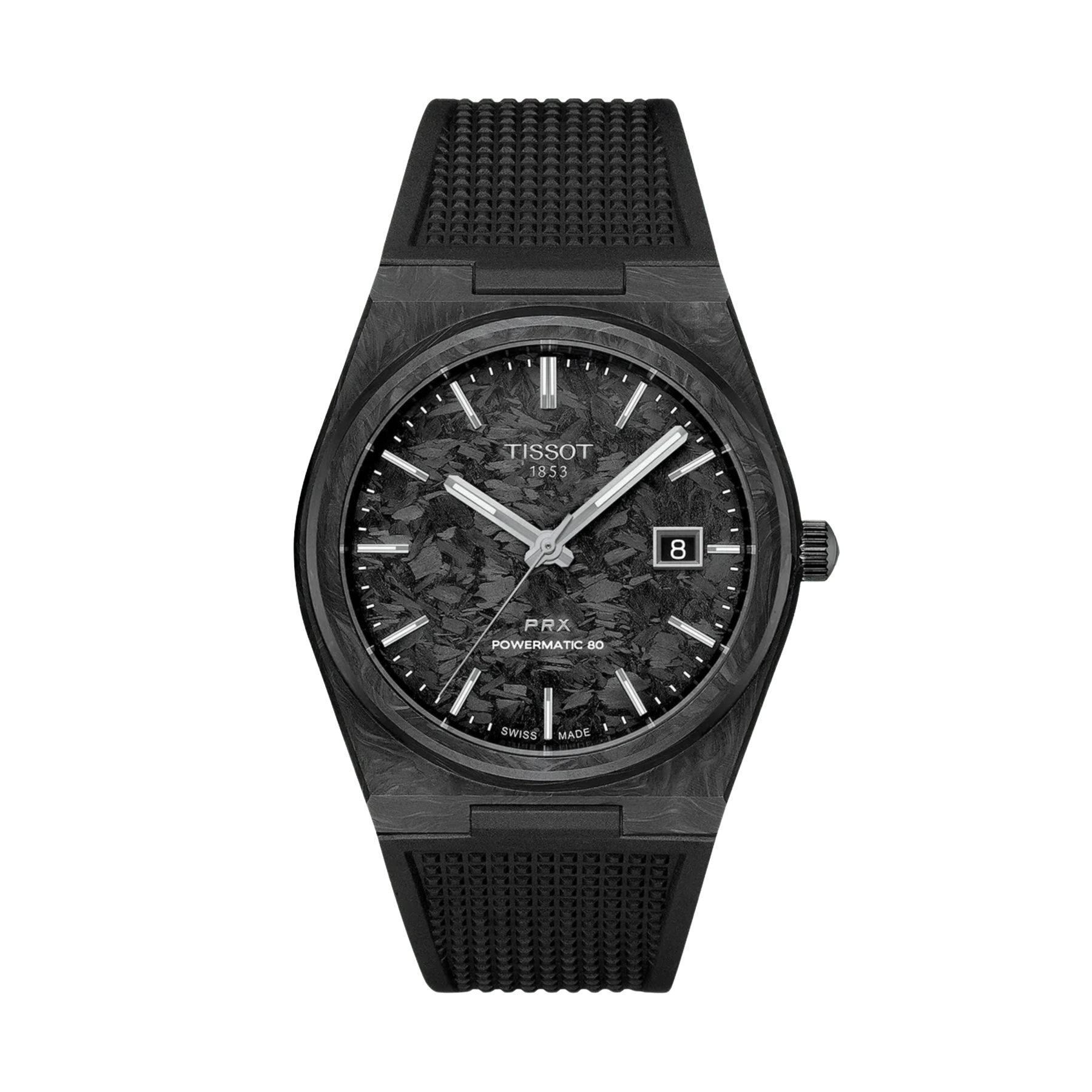 Tissot PRX Powermatic 80 Men's Carbon 40.5mm Swiss Automatic Watch