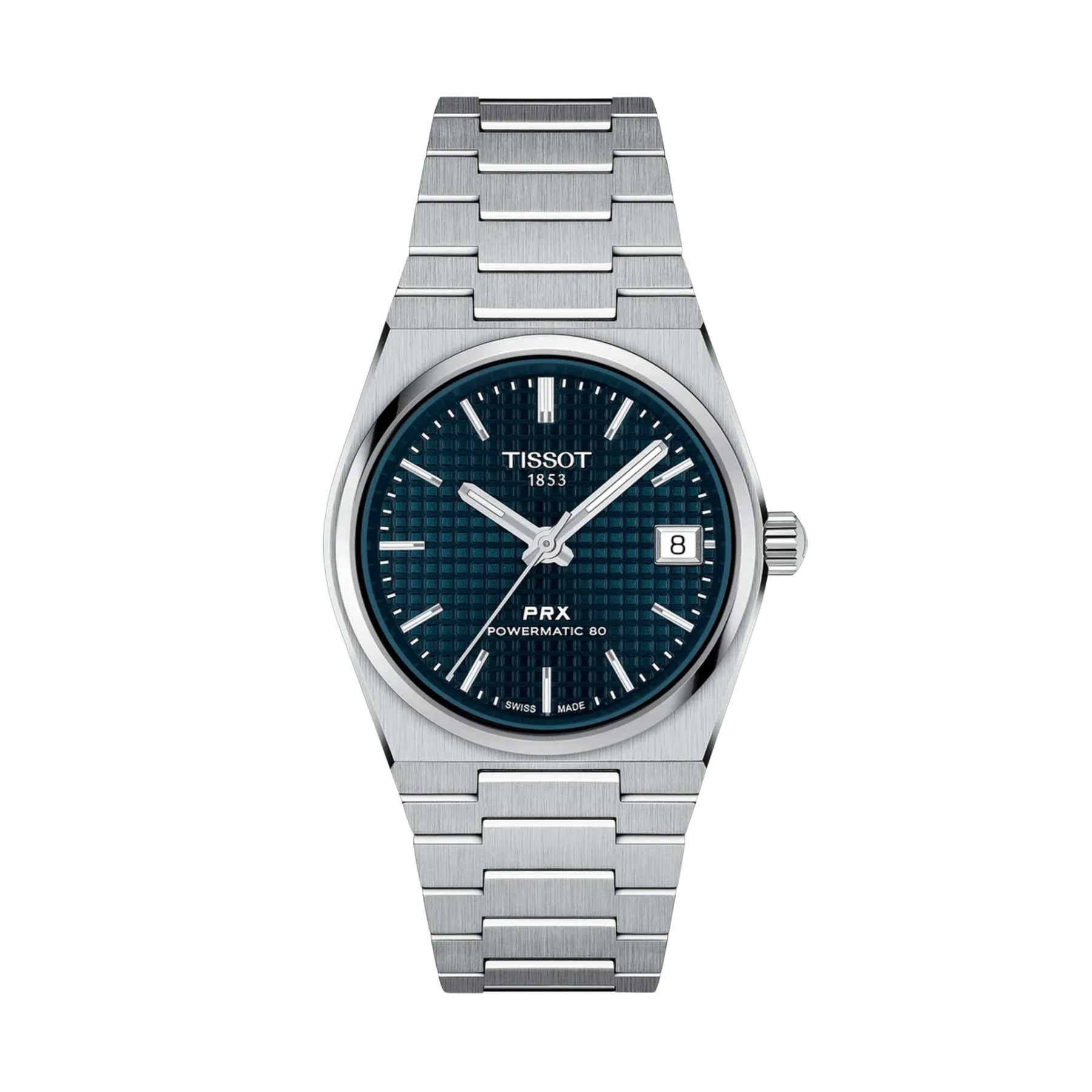 Tissot PRX Powermatic 80 Unisex Stainless Steel 35mm Swiss Automatic Blue Dial Watch