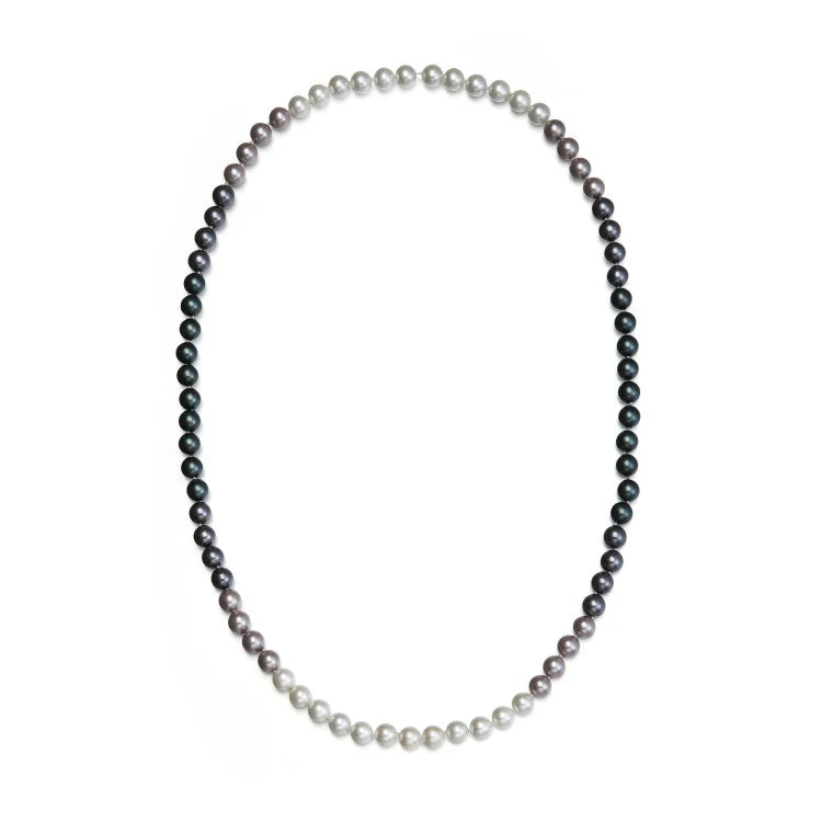 Black & White Pearl Necklace