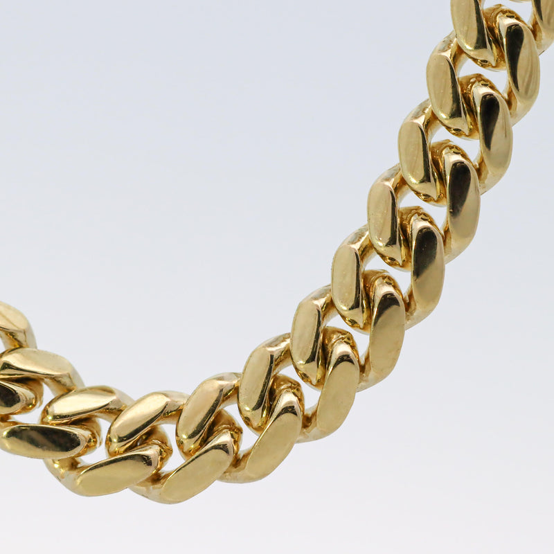 10K Yellow Gold 6MM 22" Solid Miami Cuban Link Chain