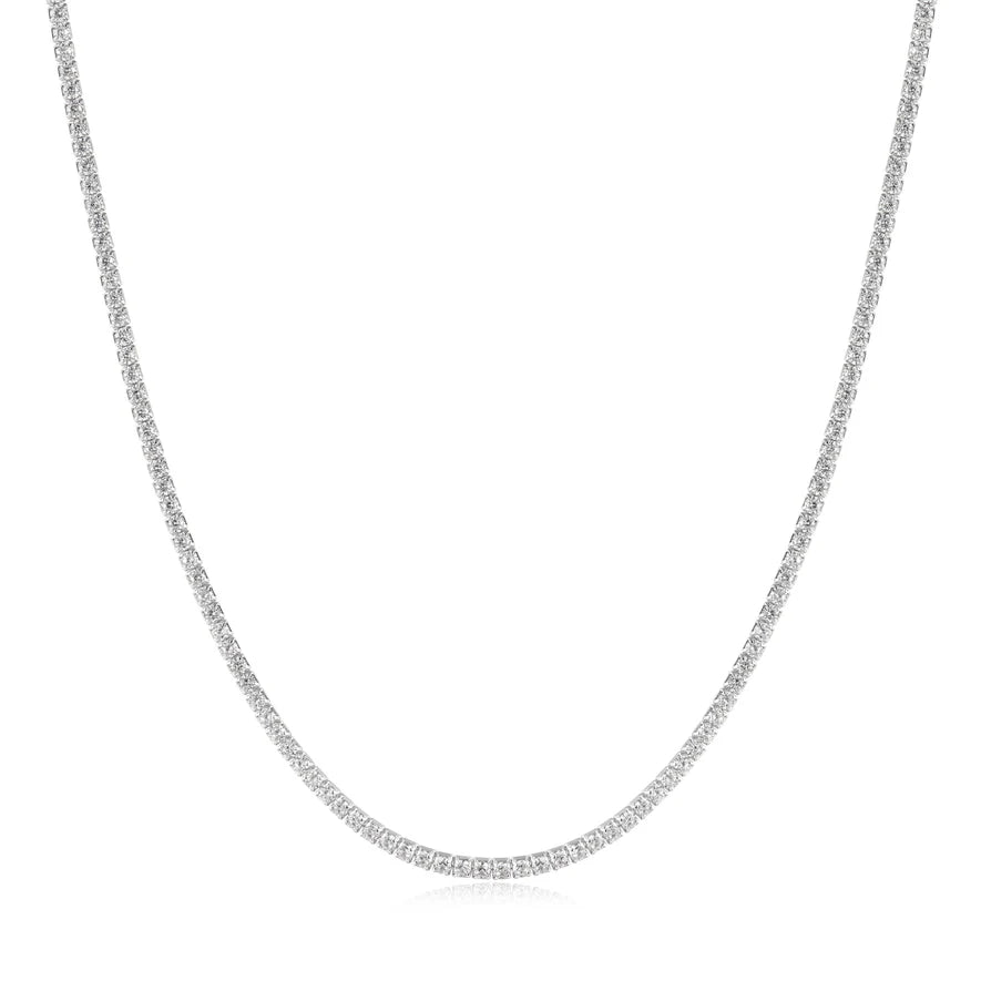 Ania Haie Silver Pavé Necklace