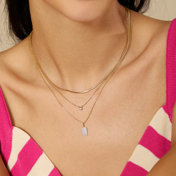 Full picture Ania Haie Gold-Plated Pave Pendant Necklace