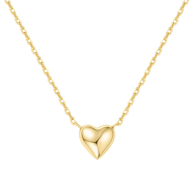 Front View Ania Haie Gold Sweetheart Necklace