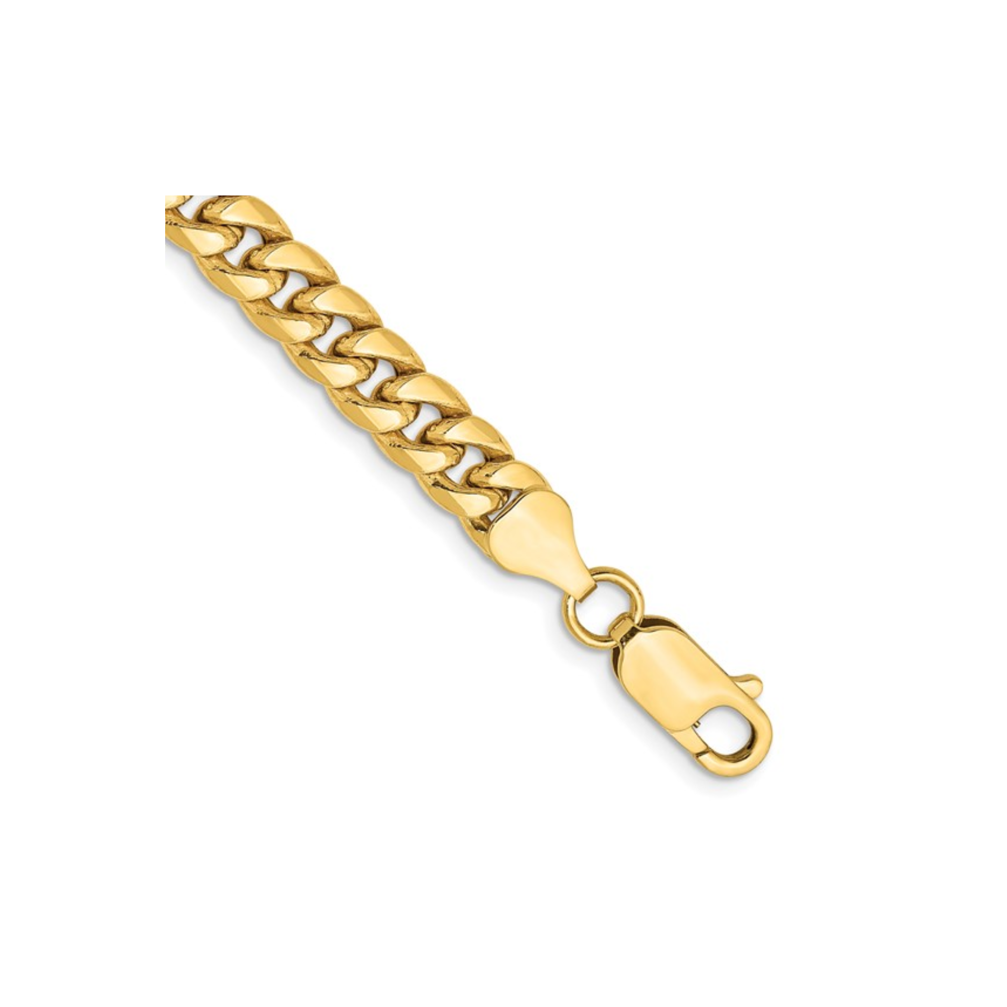 10K Yellow Gold Miami Cuban 8.25" Bracelet