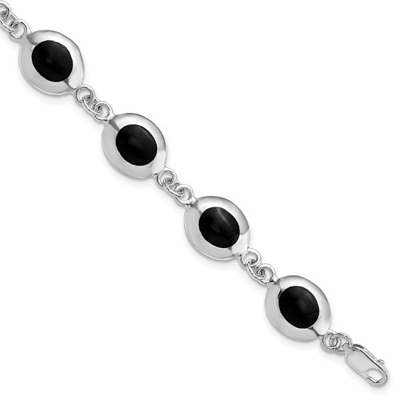 Onyx Link Bracelet