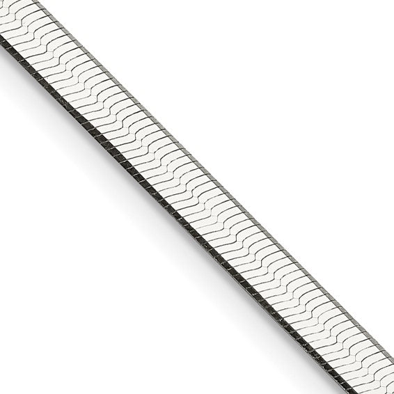 Sterling Silver 18" 3.25MM Herringbone Chain