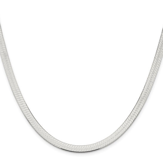 Sterling Silver 16" 5.25MM Herringbone Chain