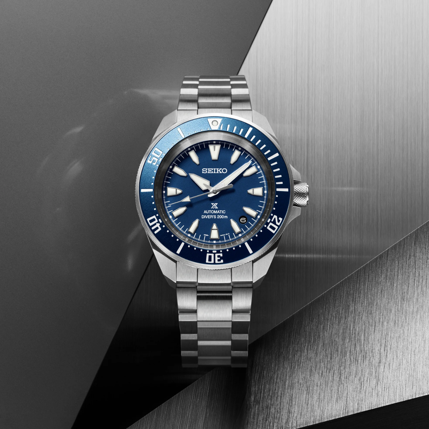 SEIKO Prospex Men's Automatic Stainless Steel Blue Dial Watch