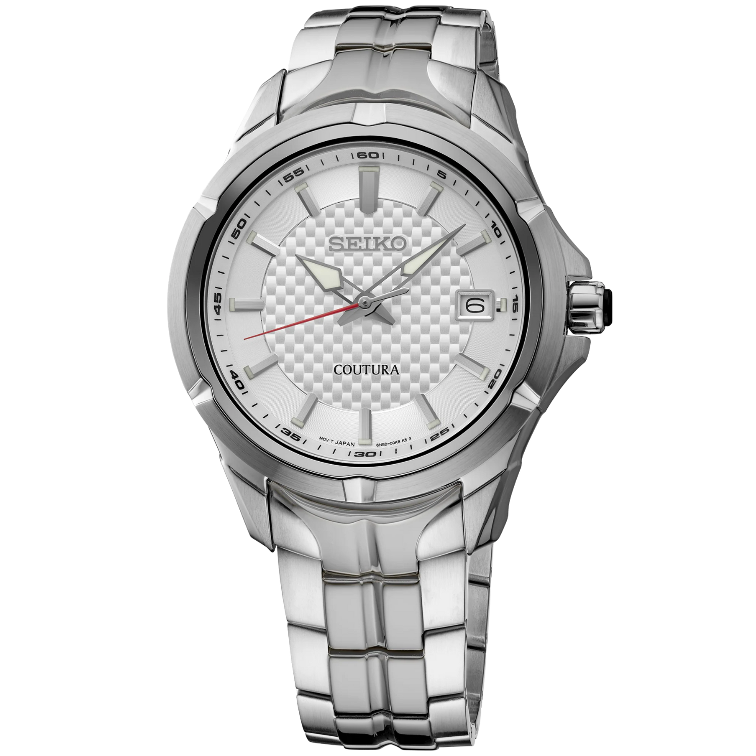 SEIKO Coutura Men's Quartz Stainless Steel Silver Dial Watch