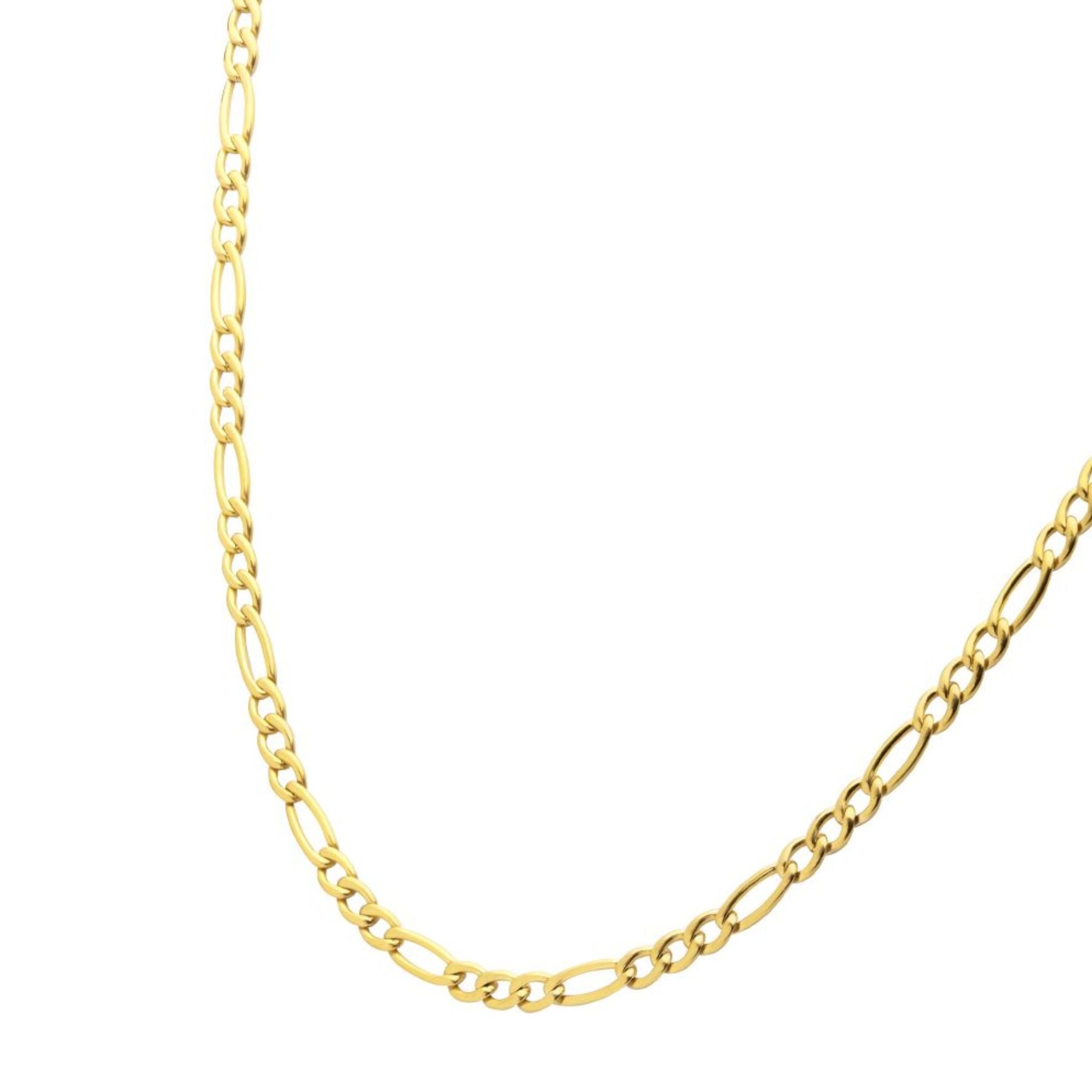 gold chain on a white background 