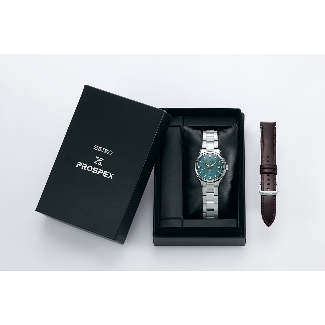 SEIKO Men's Boutique Exclusive Prospex Land Manual Wind Automatic Green Dial Watch
