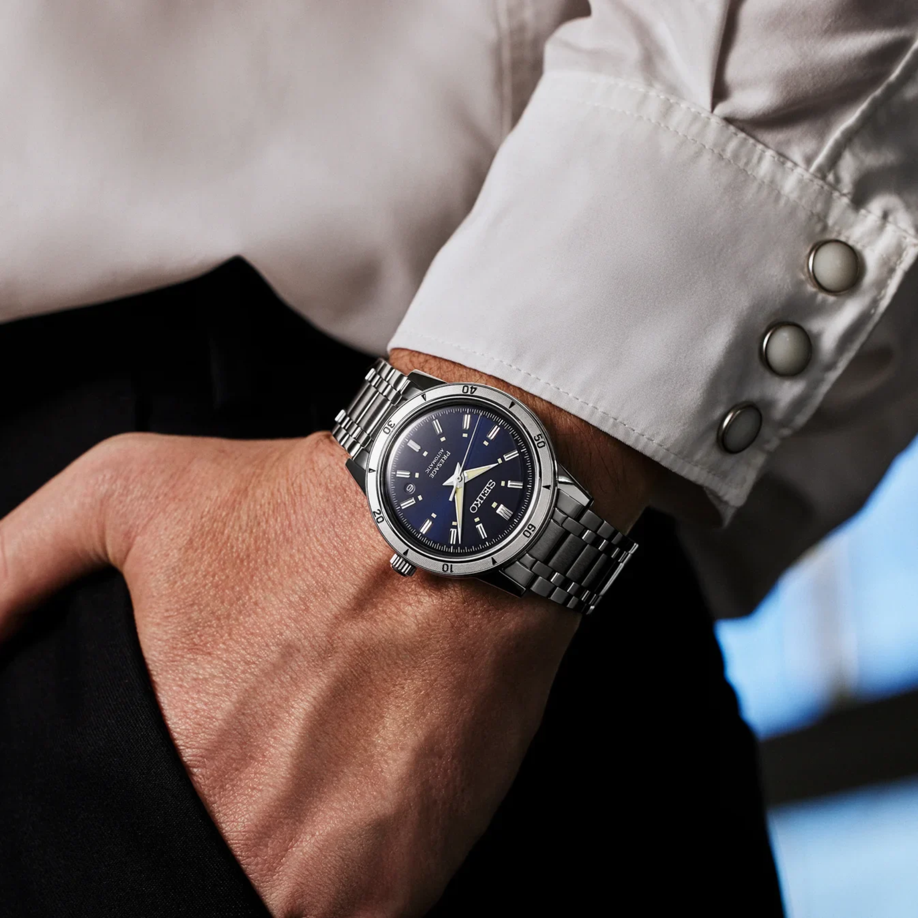 SEIKO Presage Automatic Blue Dial Watch