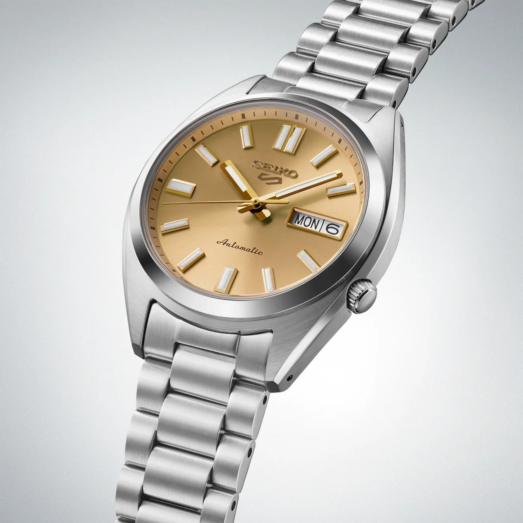 SEIKO 5 Sports Automatic Gold-Tone Dial Watch